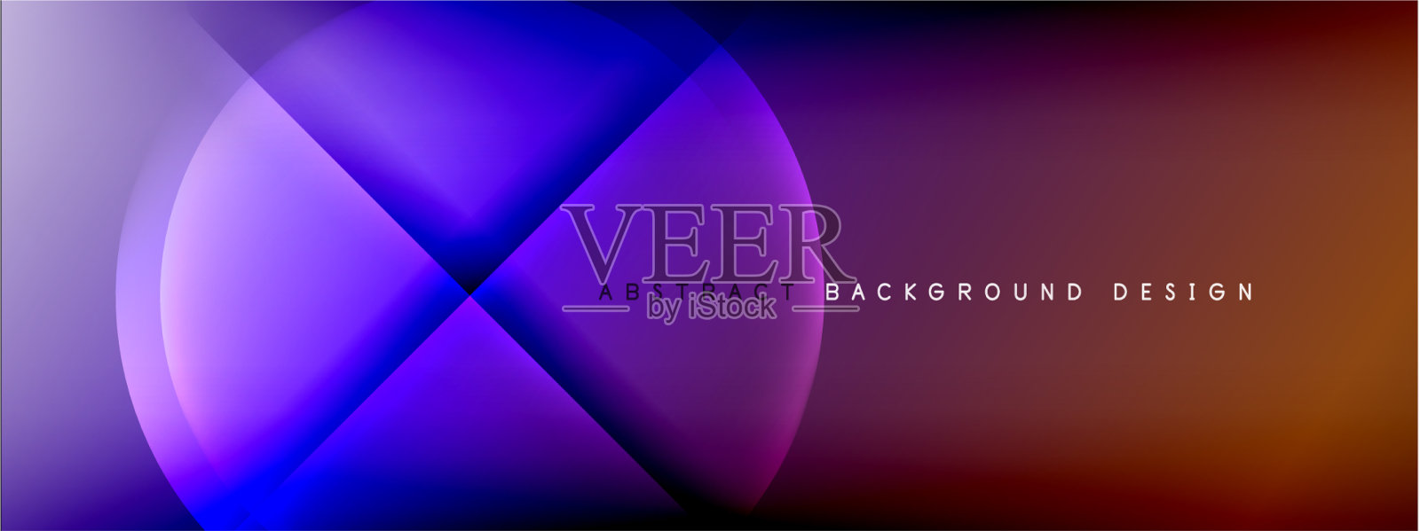 抽象背景-圆和十字上插画图片素材