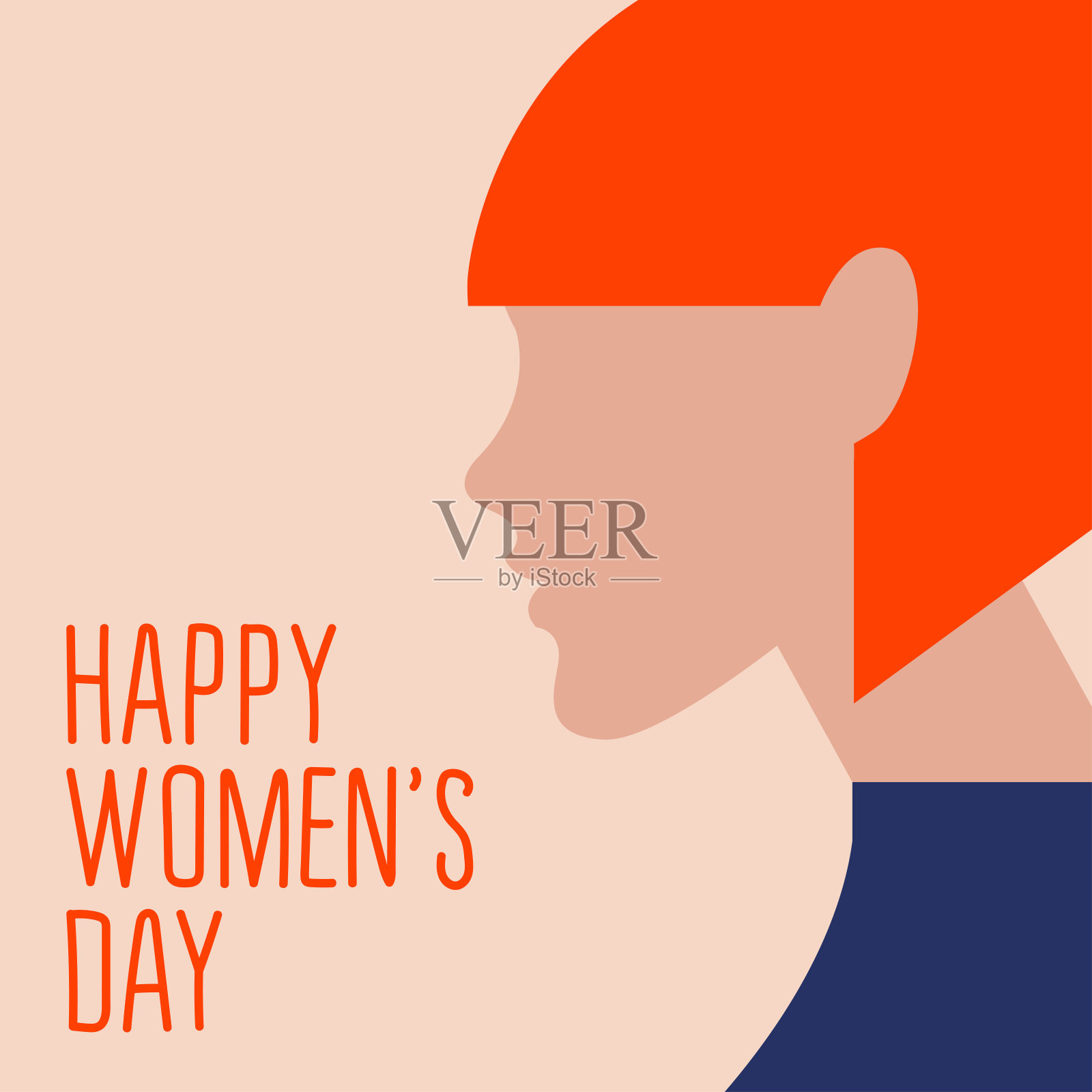 女人节快乐插画图片素材