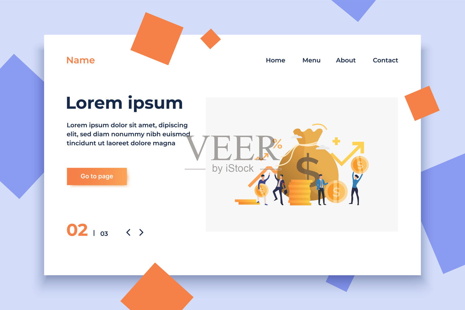 投资增加说明插画图片素材