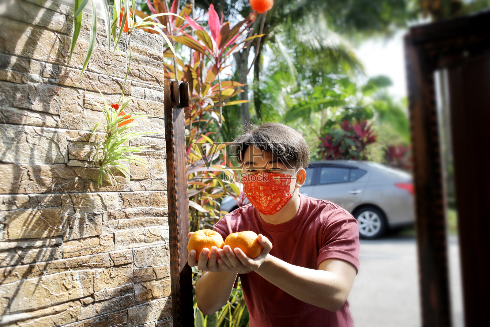 新常态-春节参观照片摄影图片