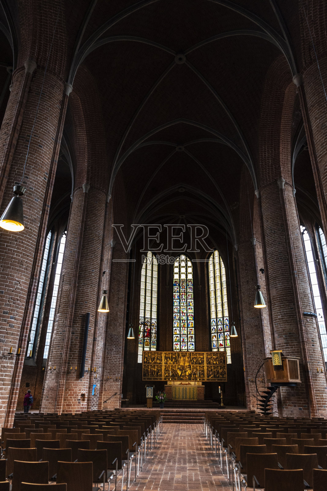 德国汉诺威的Marktkirche教堂照片摄影图片