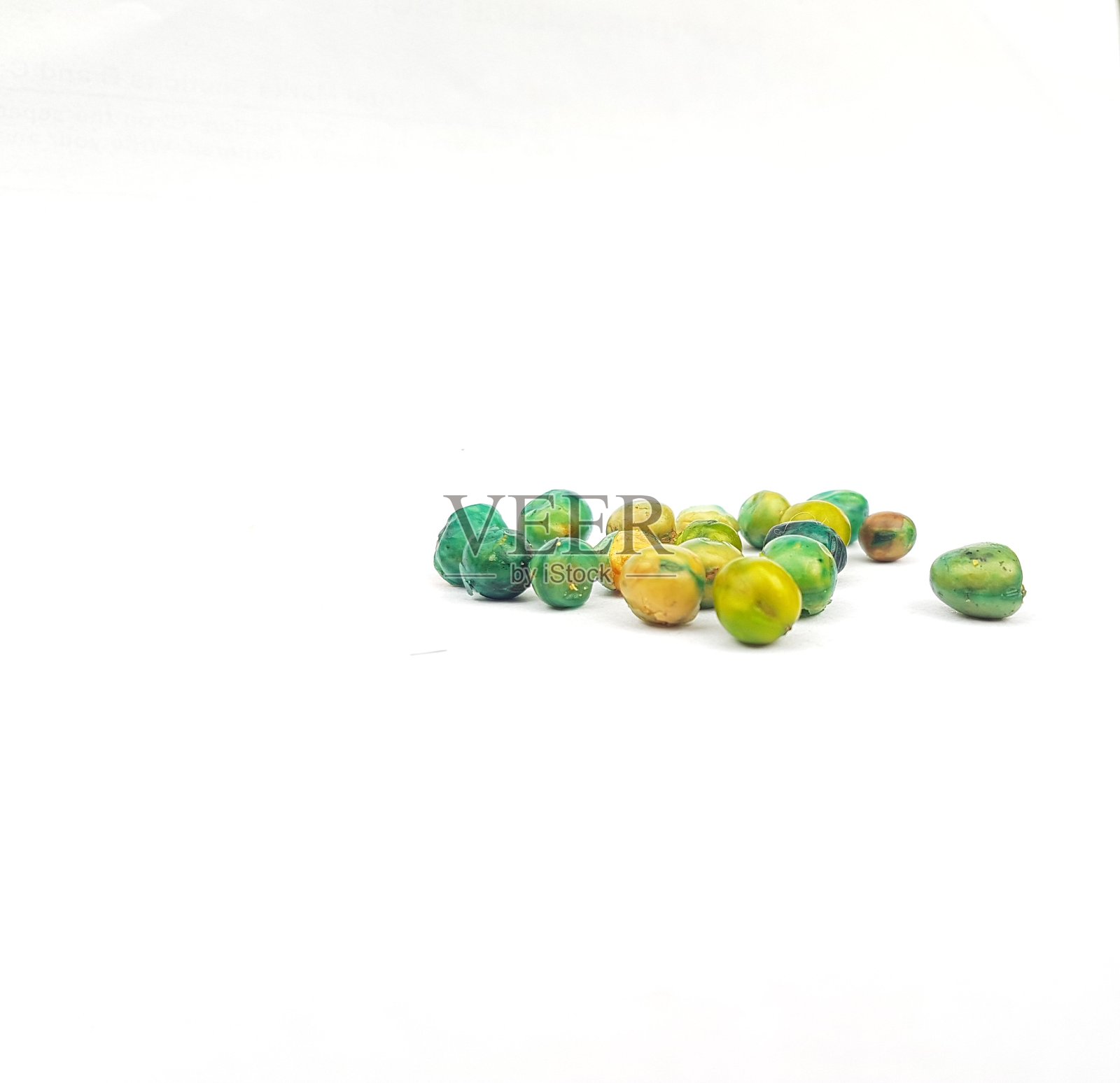 白色背景的Nimco绿豆照片摄影图片