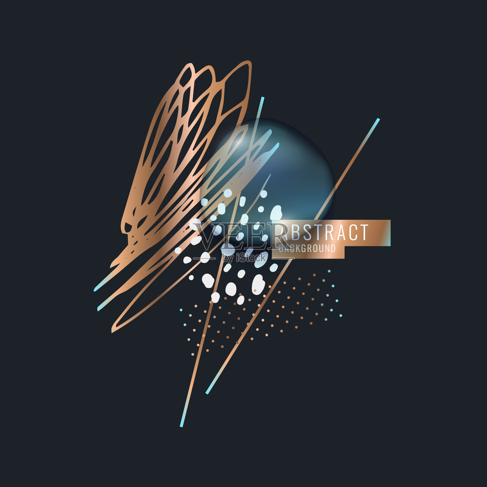 现代几何抽象艺术背景插画图片素材