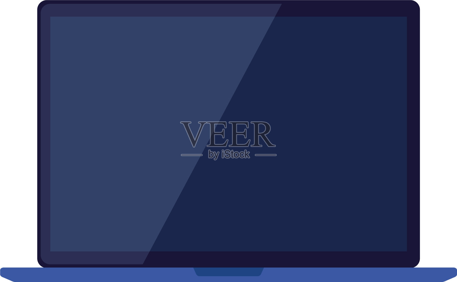 白底笔记本电脑技术设计元素图片