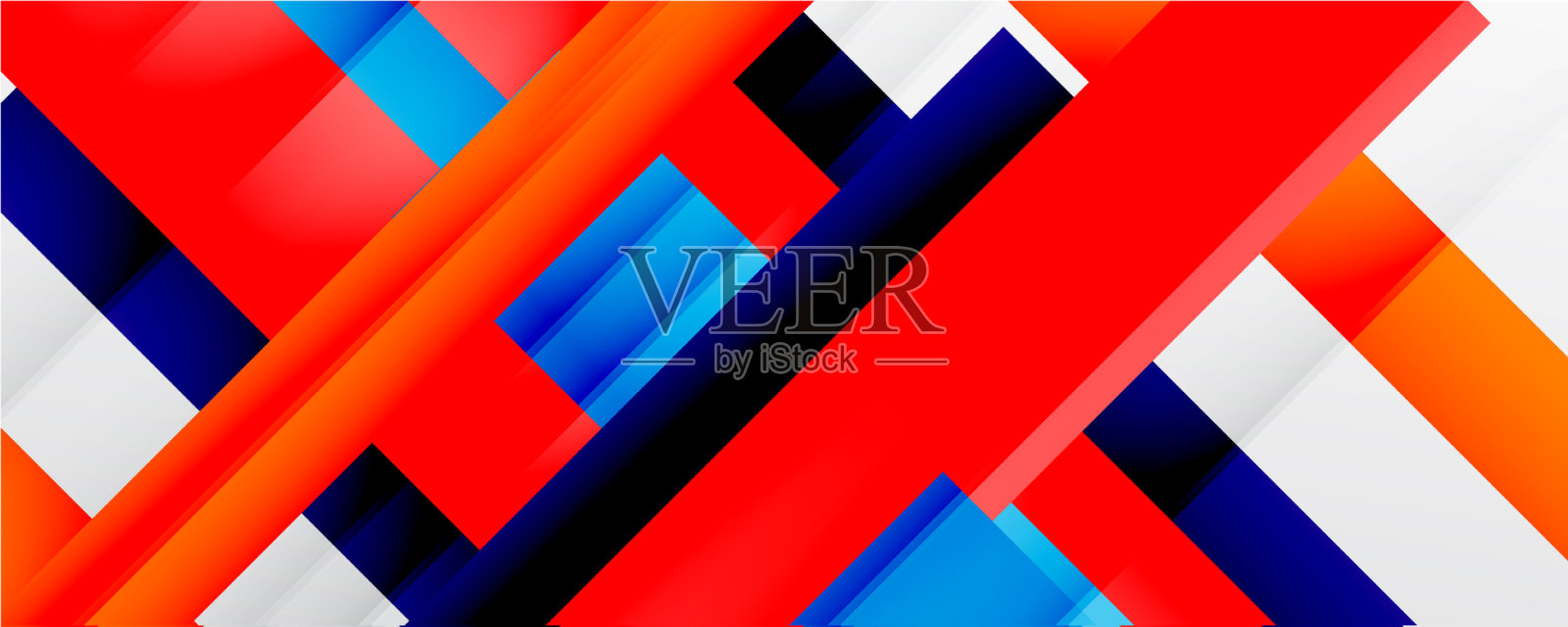 带有阴影线的几何抽象背景插画图片素材