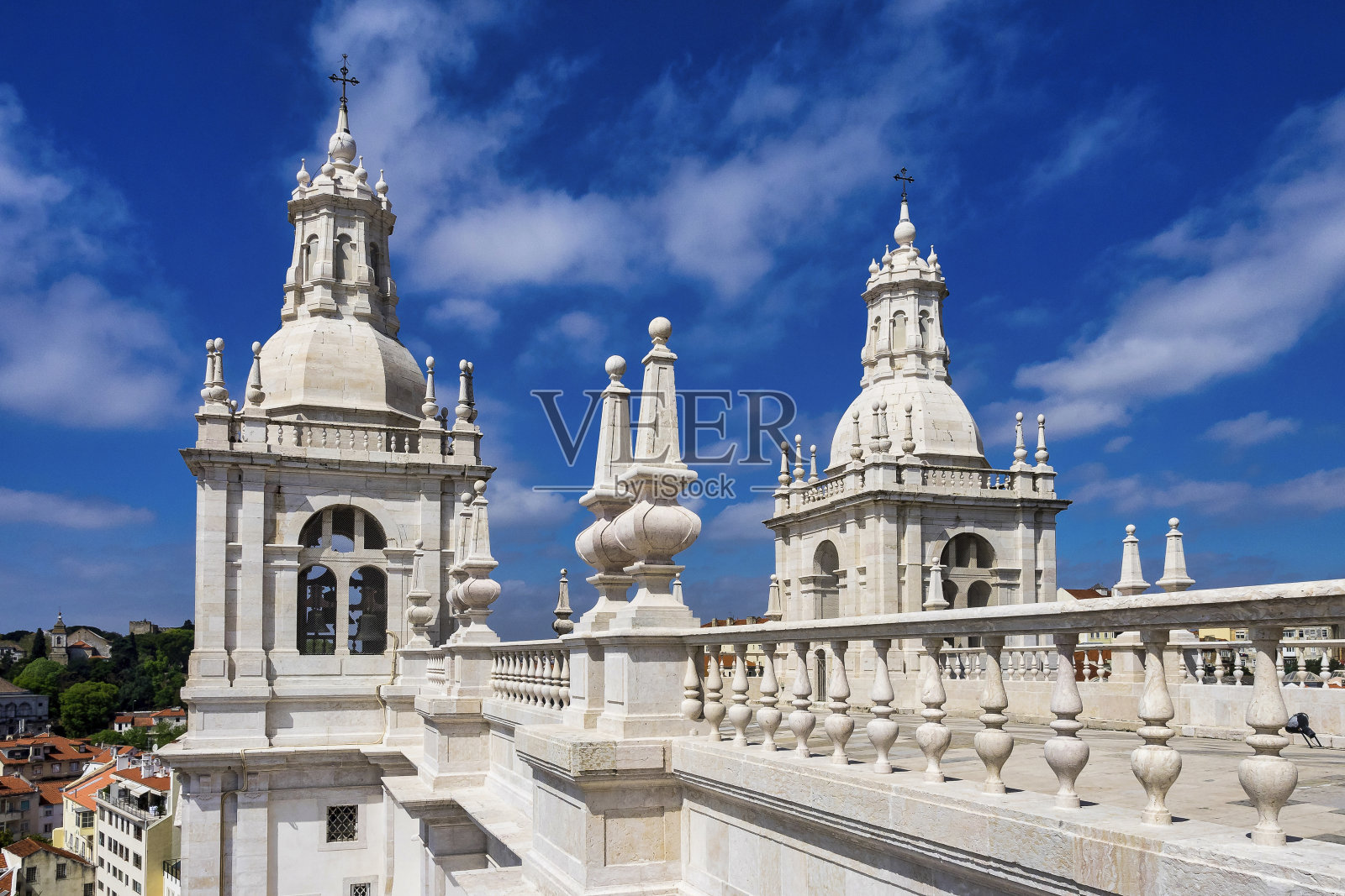 葡萄牙里斯本的圣维森特·德·福拉修道院。照片摄影图片