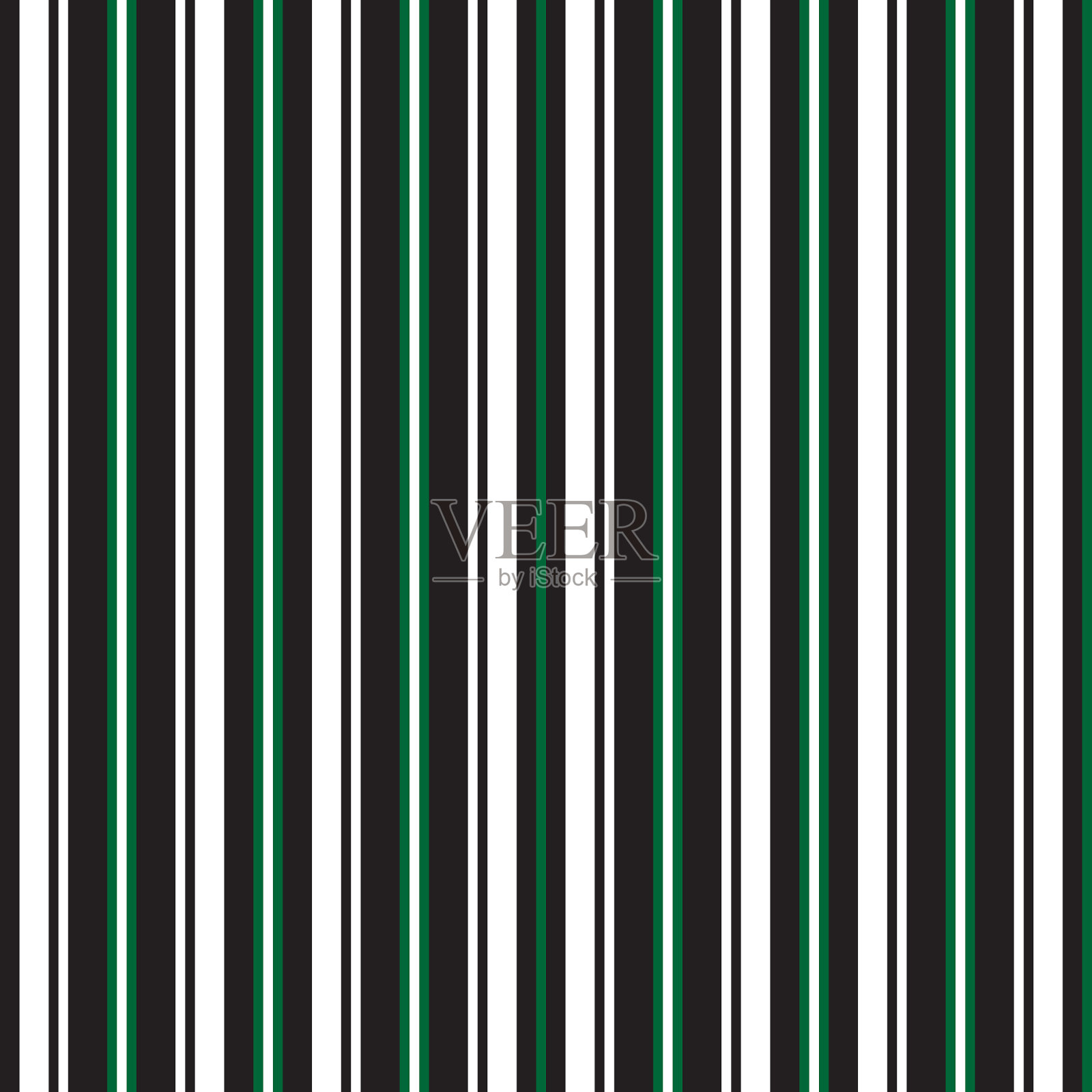 绿色条纹无缝图案背景中插画图片素材