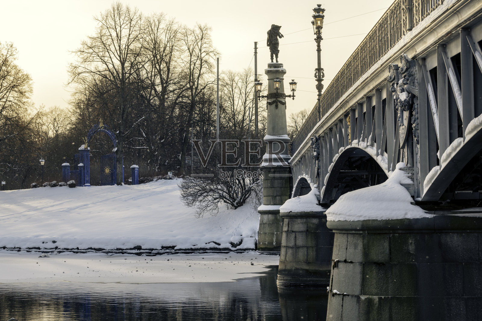 瑞典斯德哥尔摩的日出照片摄影图片