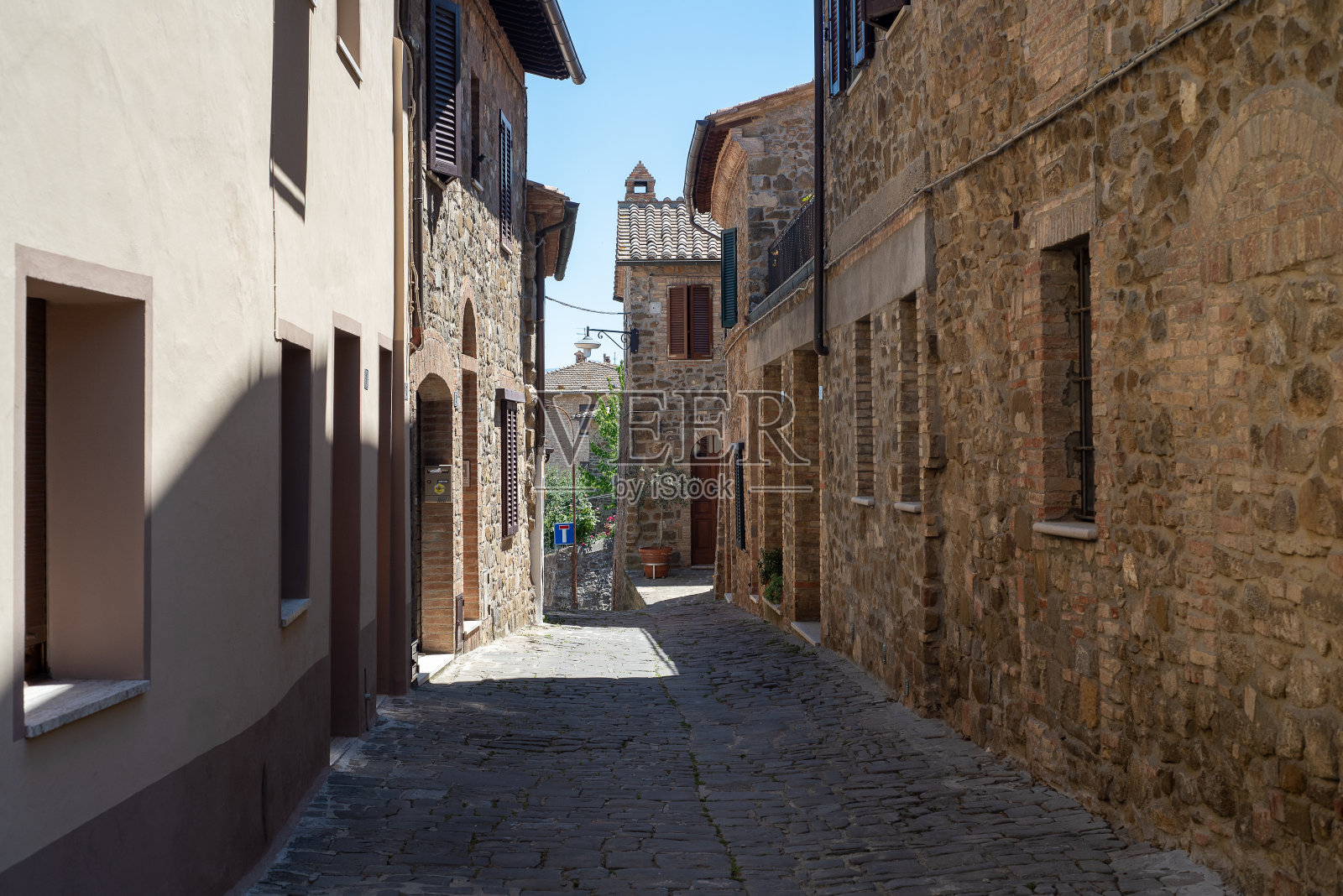 2017年6月19日，意大利托斯卡纳，蒙特普西亚诺照片摄影图片