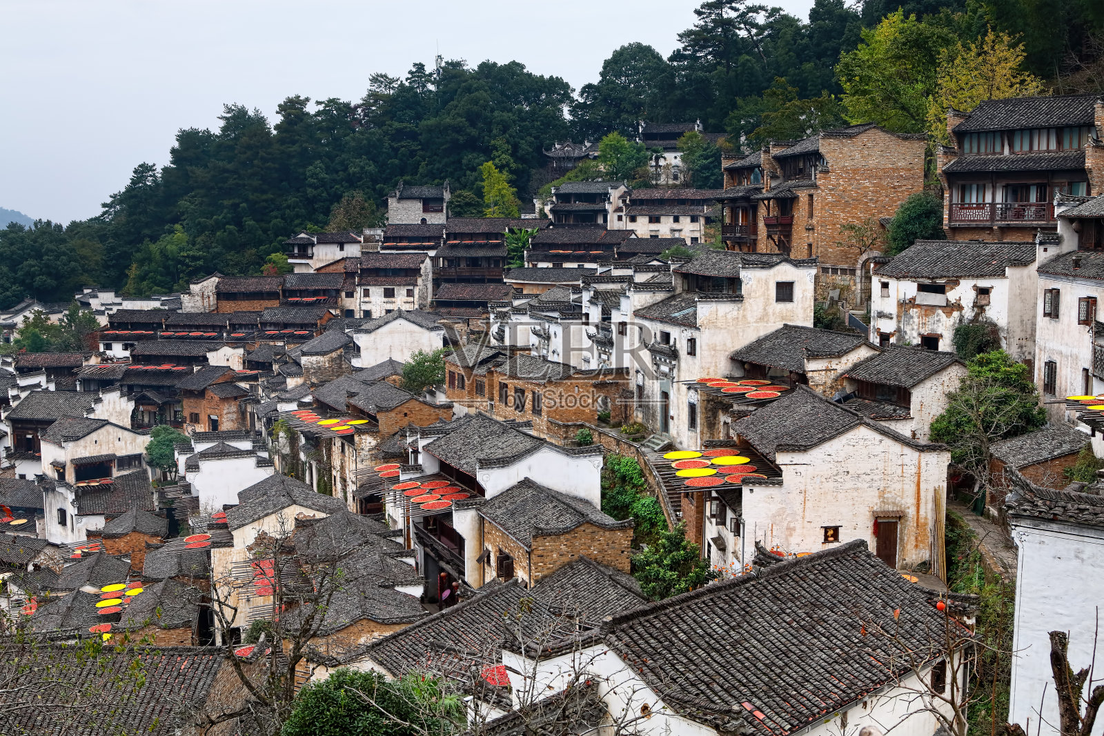 婺源县古山村照片摄影图片