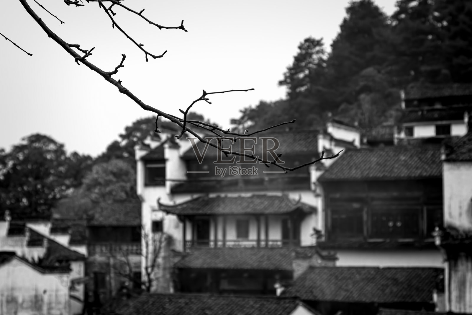 中国婺源黄陵古村落照片摄影图片