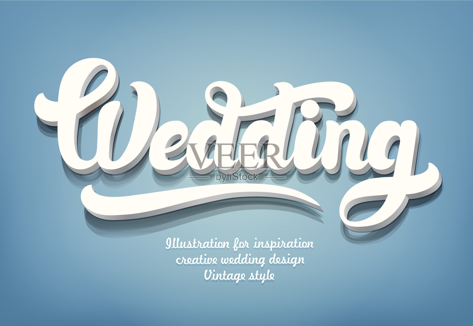 婚礼的海报插画图片素材