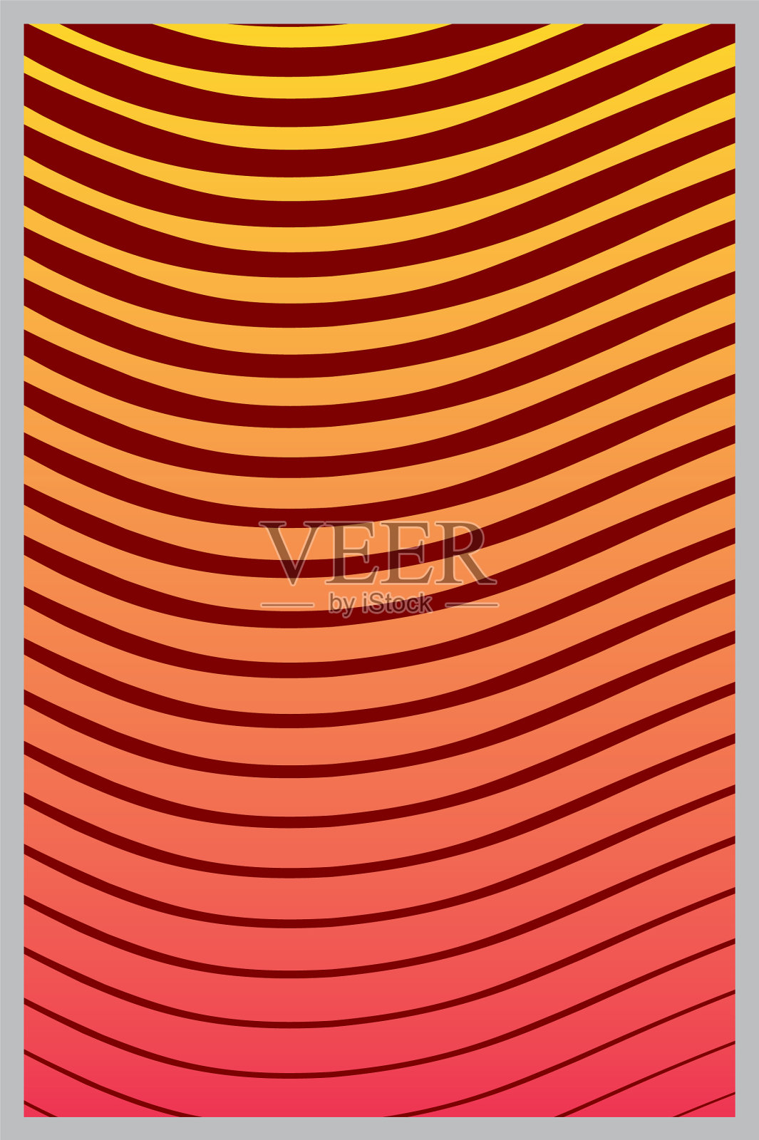 黄色与橙色渐变和条纹背景插画图片素材