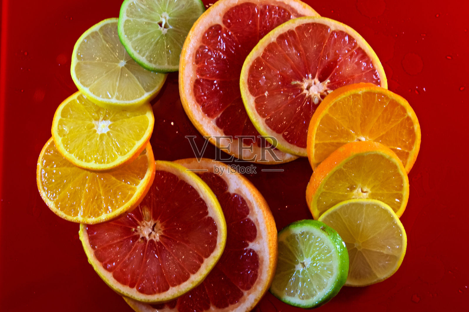 柑橘彩虹照片摄影图片