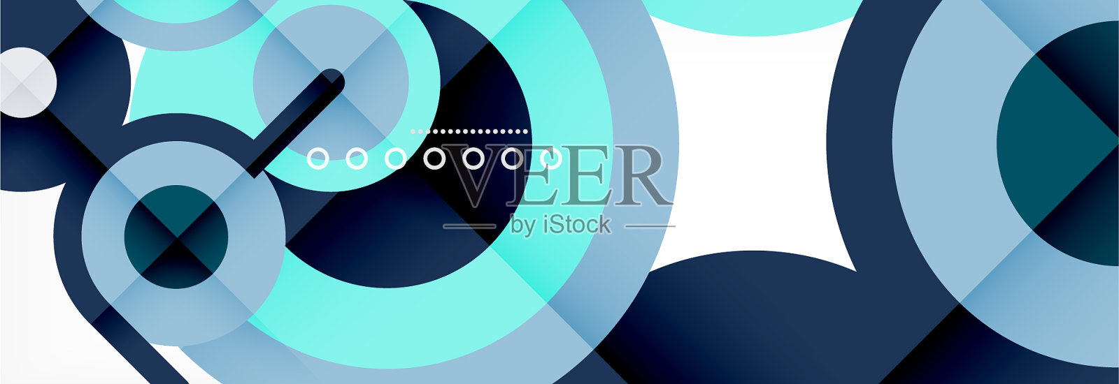圆圈和线条抽象了封面的背景插画图片素材
