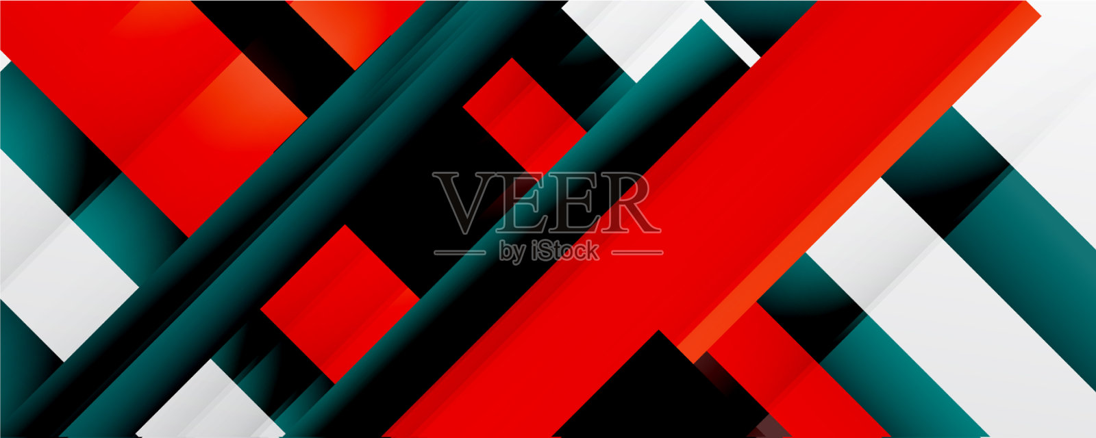 带有阴影线的几何抽象背景插画图片素材