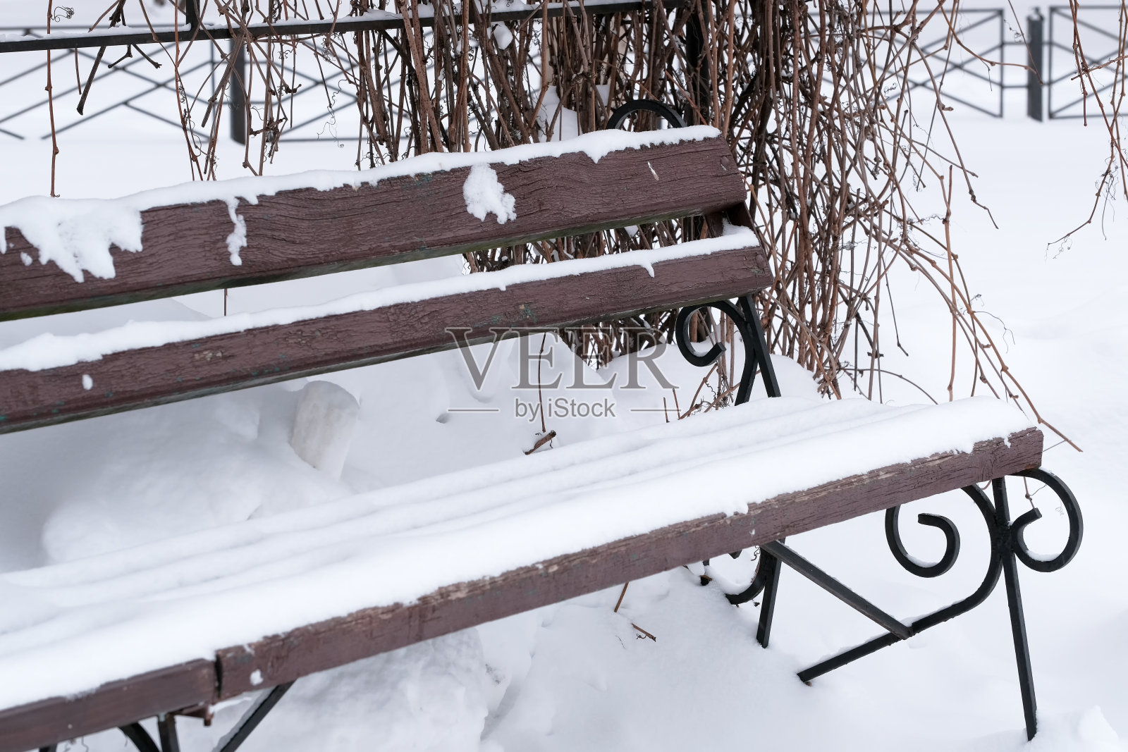 被白雪覆盖的城市照片摄影图片