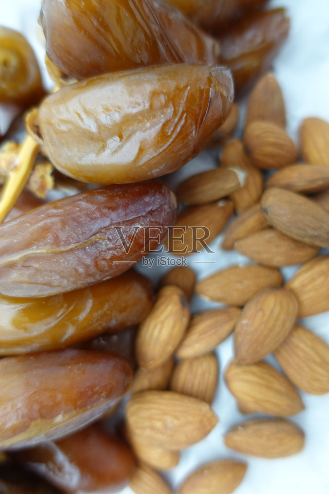 日期和杏仁照片摄影图片