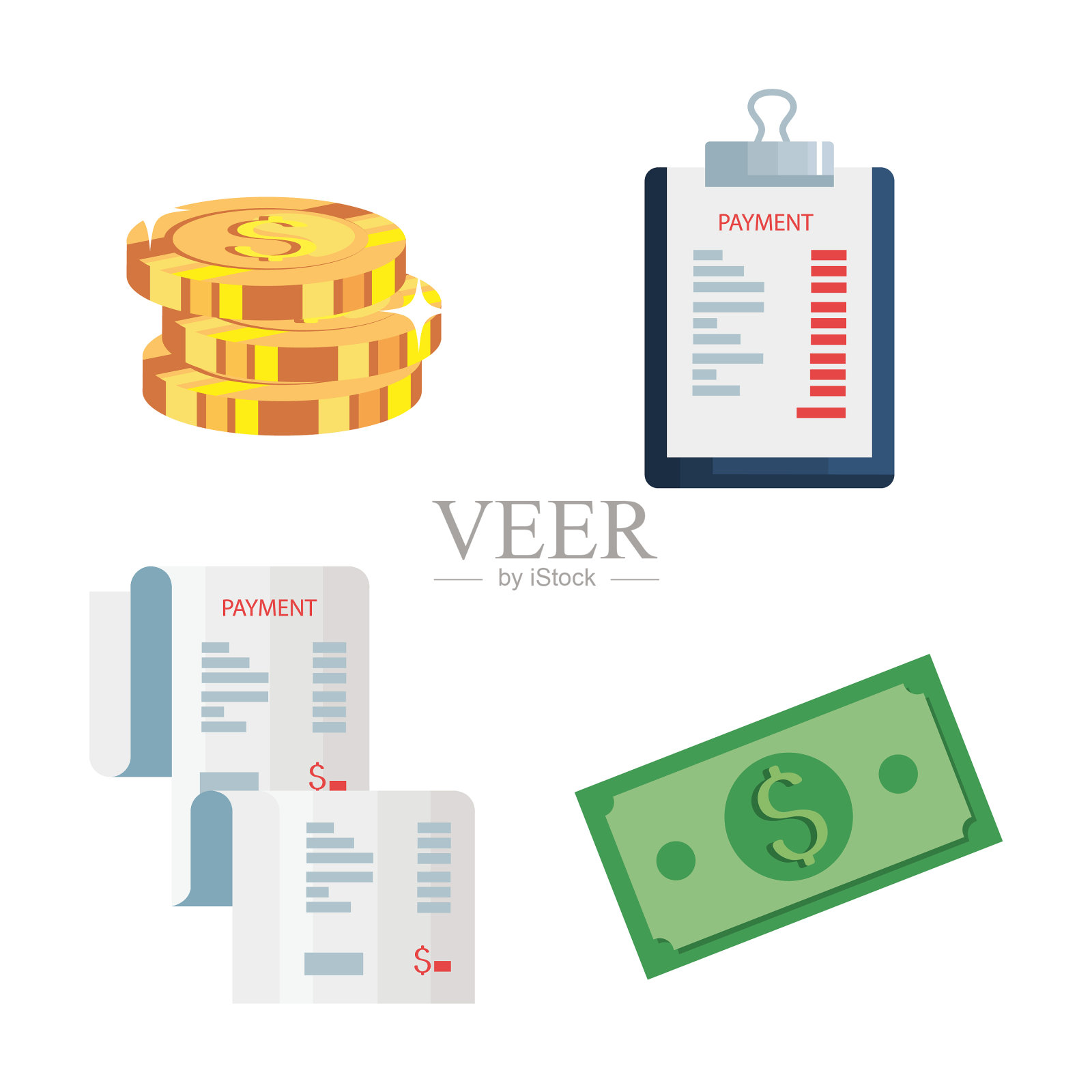 设置企业财务图标图标素材