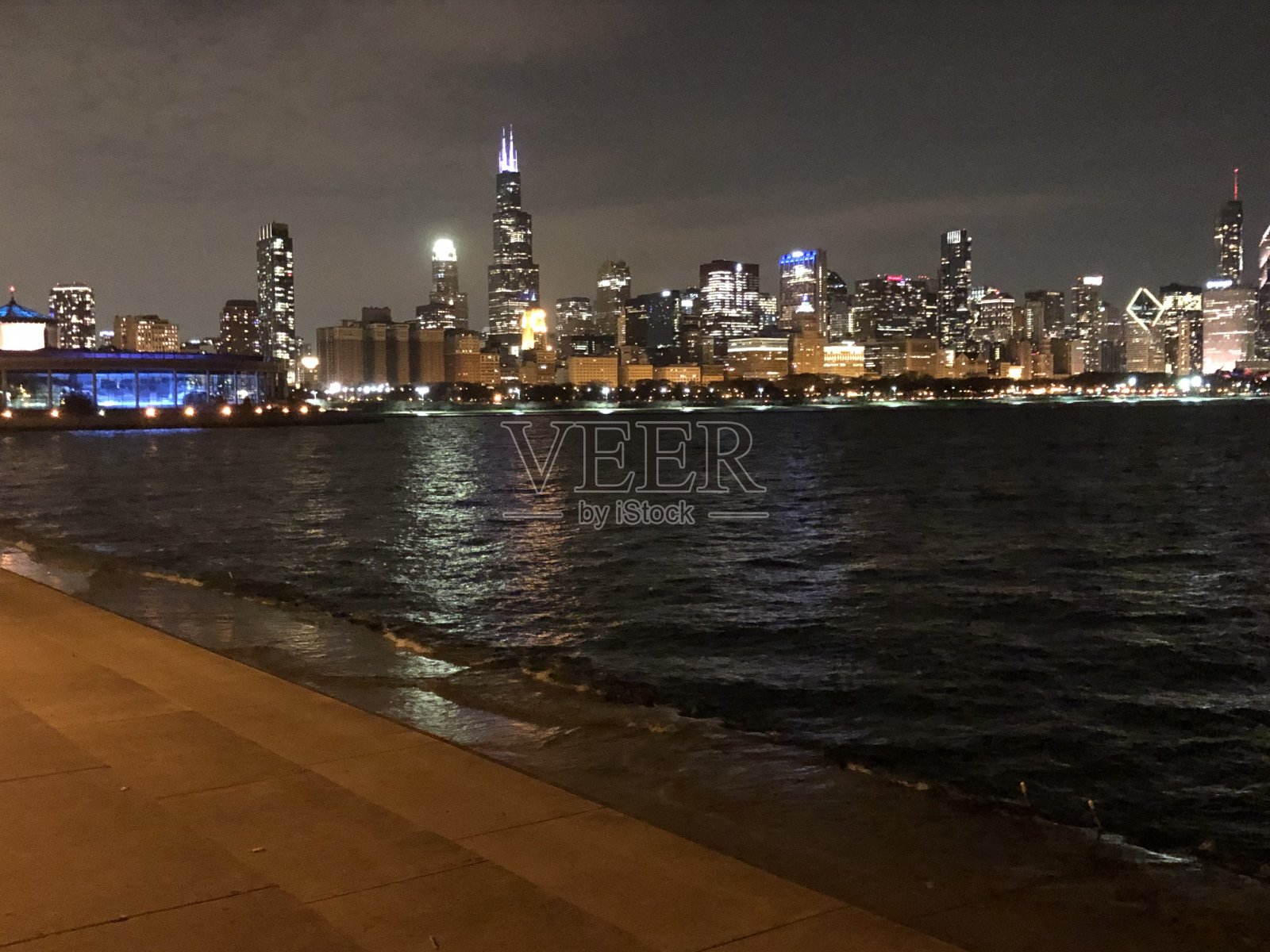 芝加哥天际线照片摄影图片