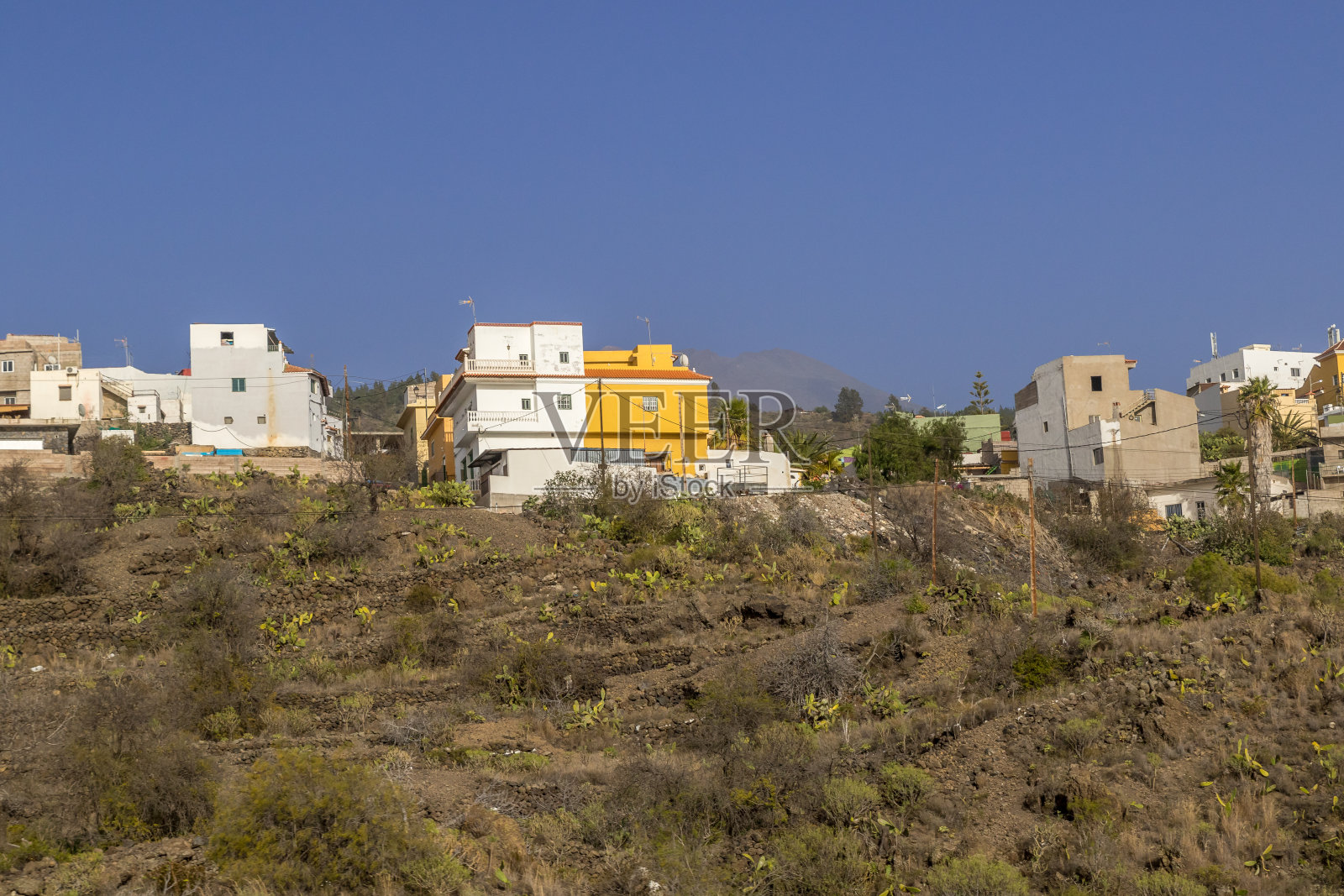 传统房屋特内里费照片摄影图片