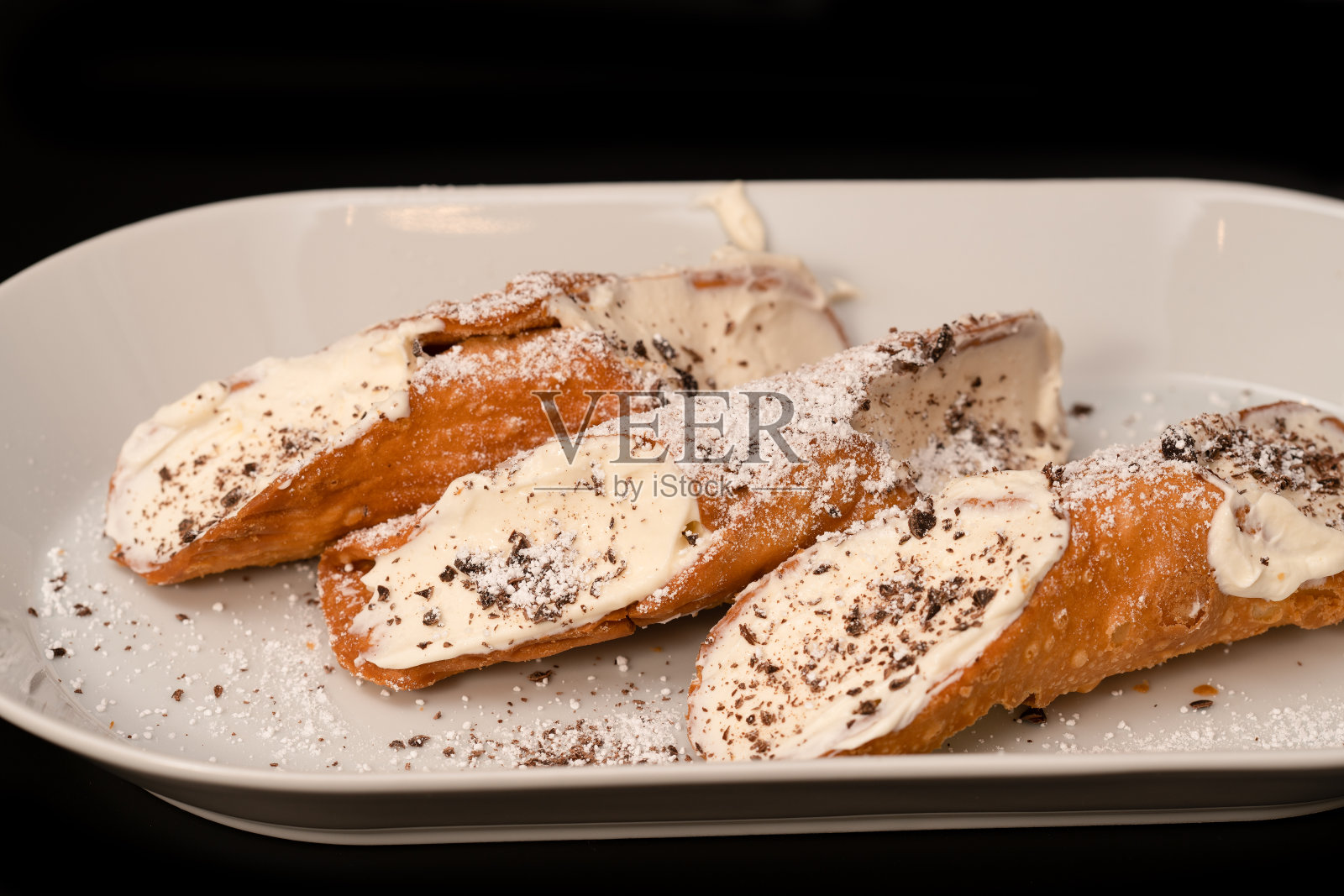 美味的西西里甜点照片摄影图片