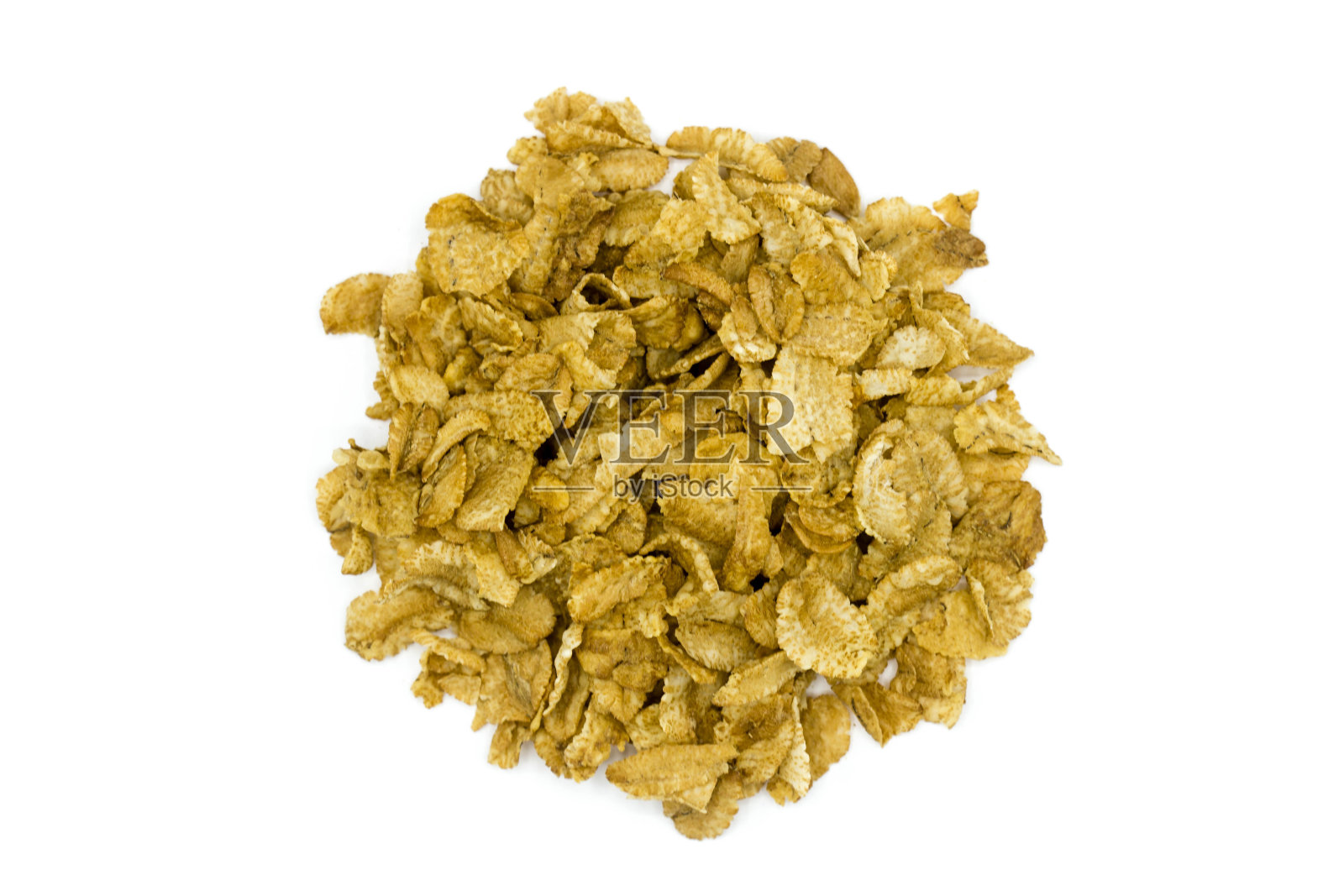 拼写的薄片孤立的白色背景俯视图照片摄影图片