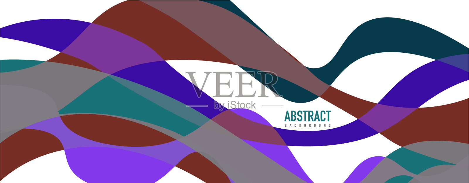 流体波彩色抽象背景动态插画图片素材