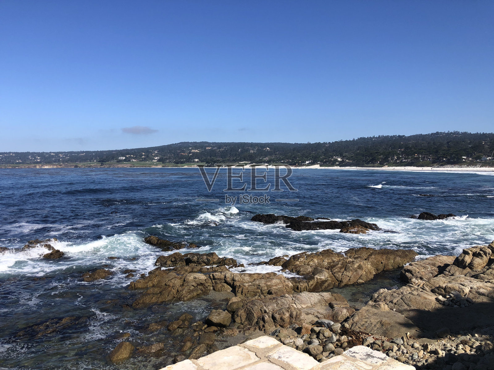 加州海边的卡梅尔照片摄影图片