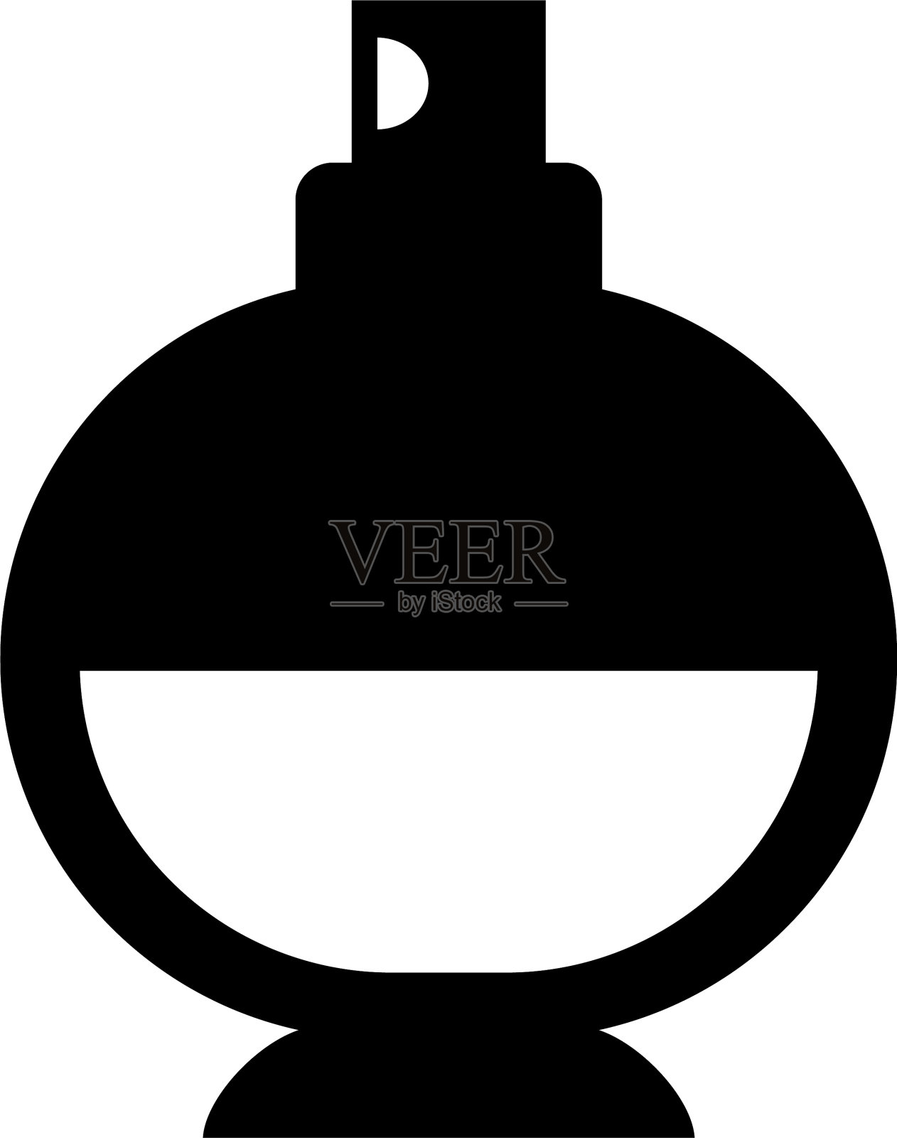 化妆乳液产品剪影风格设计元素图片