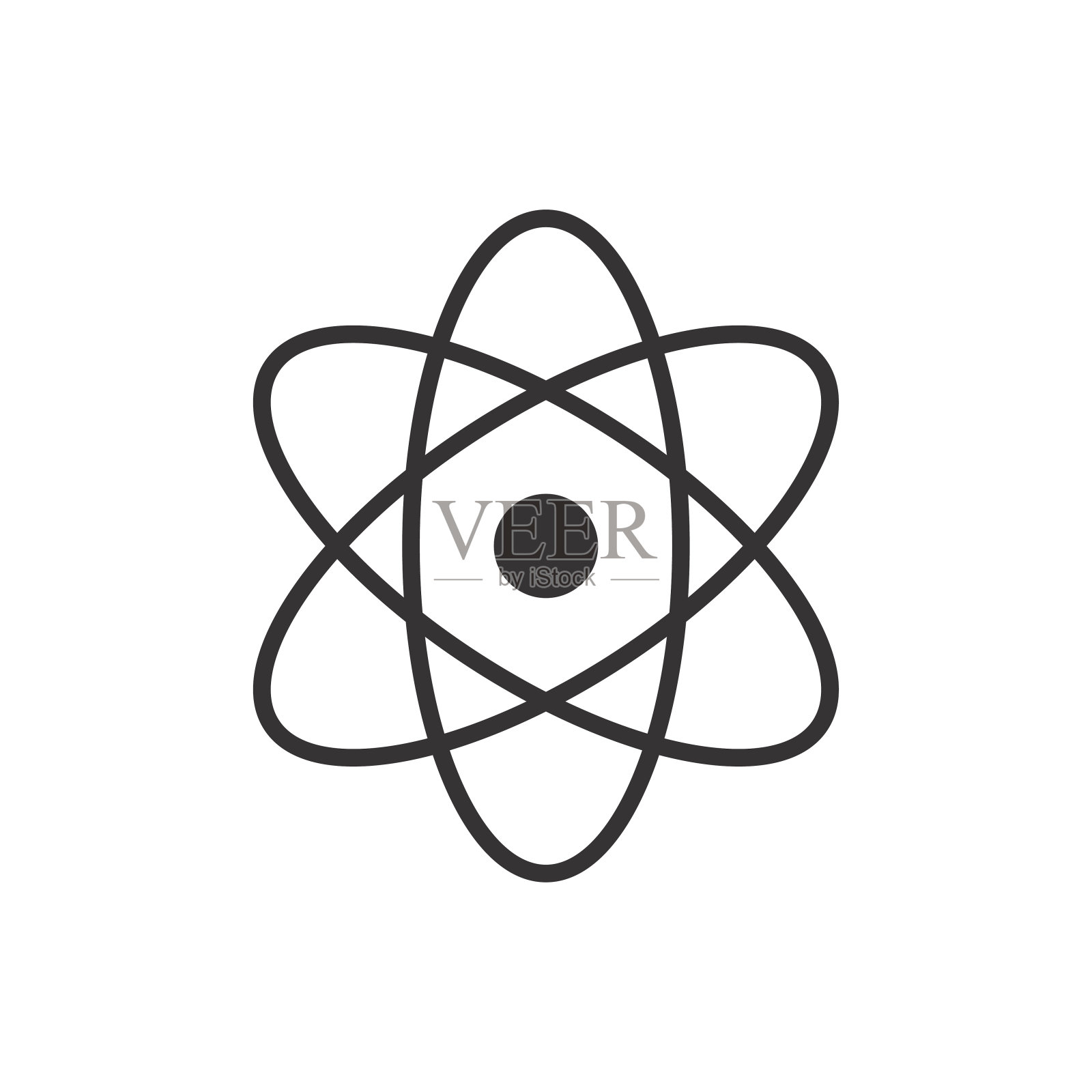 原子图标矢量插图插画图片素材