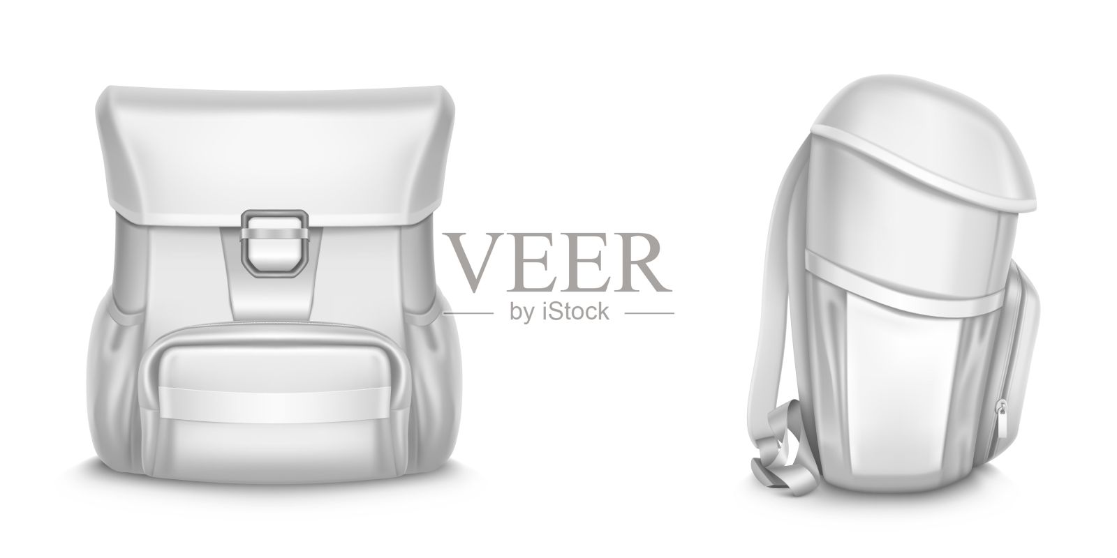 背包向量模型，背包，孩子的书包设计元素图片