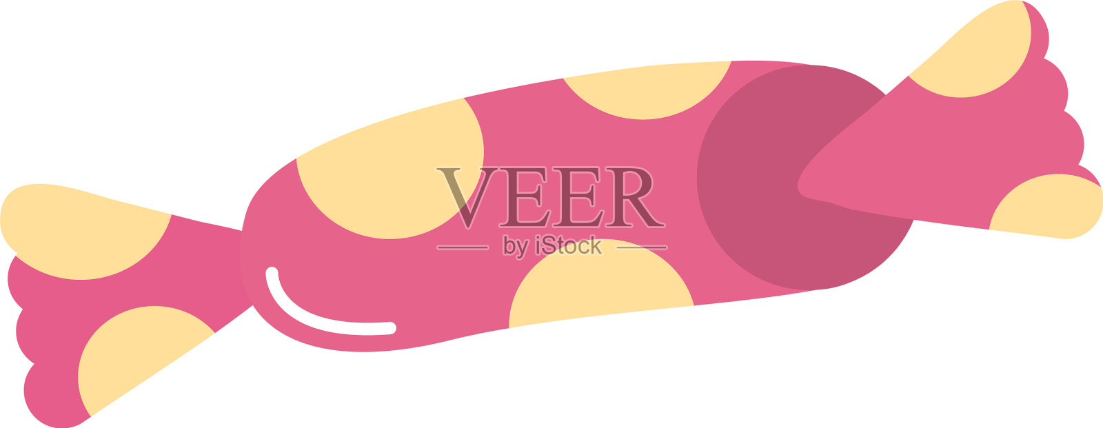 糖果图标形象扁平化风格设计元素图片