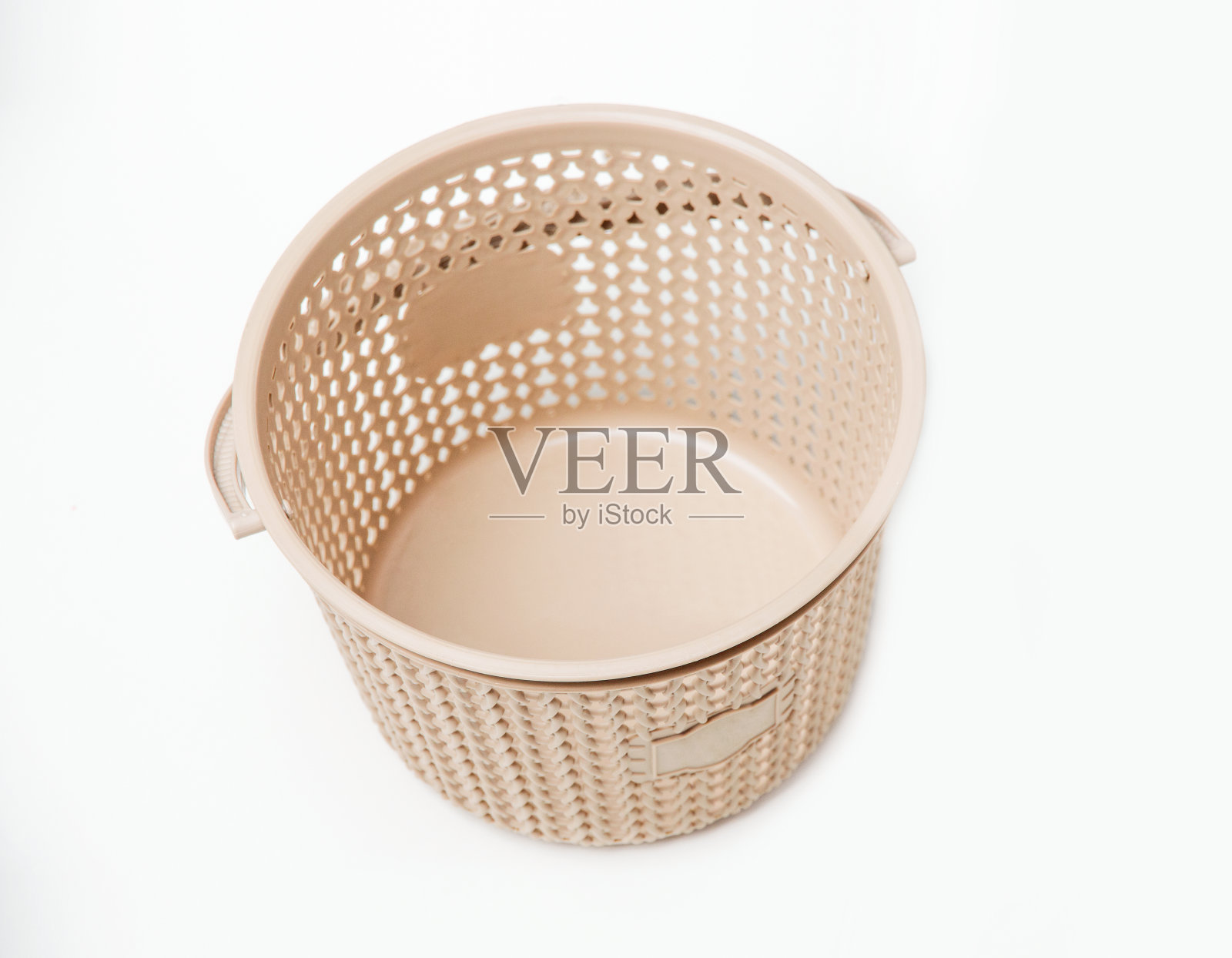 空篮子孤立在白色背景照片摄影图片