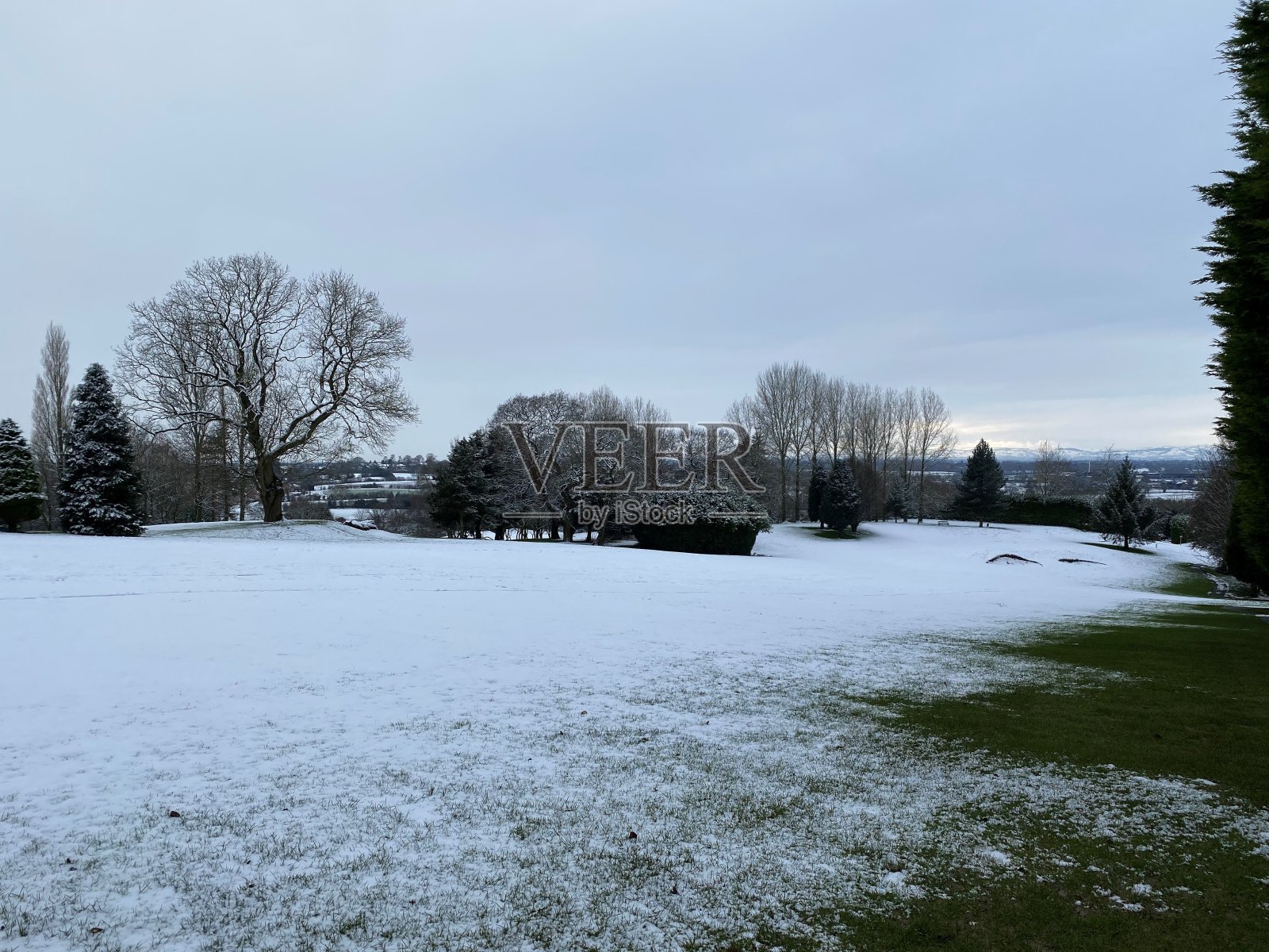 白雪中的惠特彻奇照片摄影图片