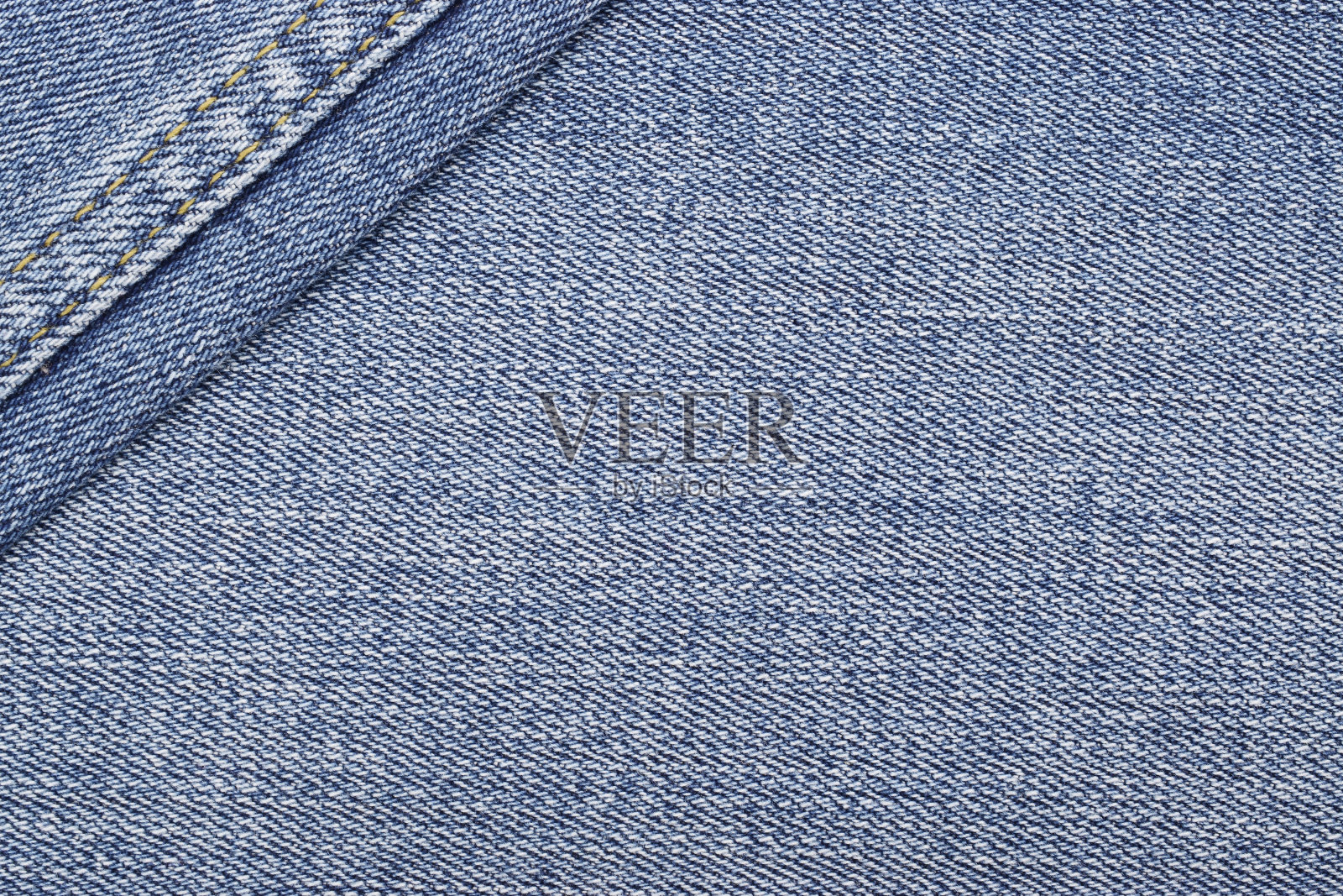 特写的牛仔裤纹理横幅背景，照片摄影图片