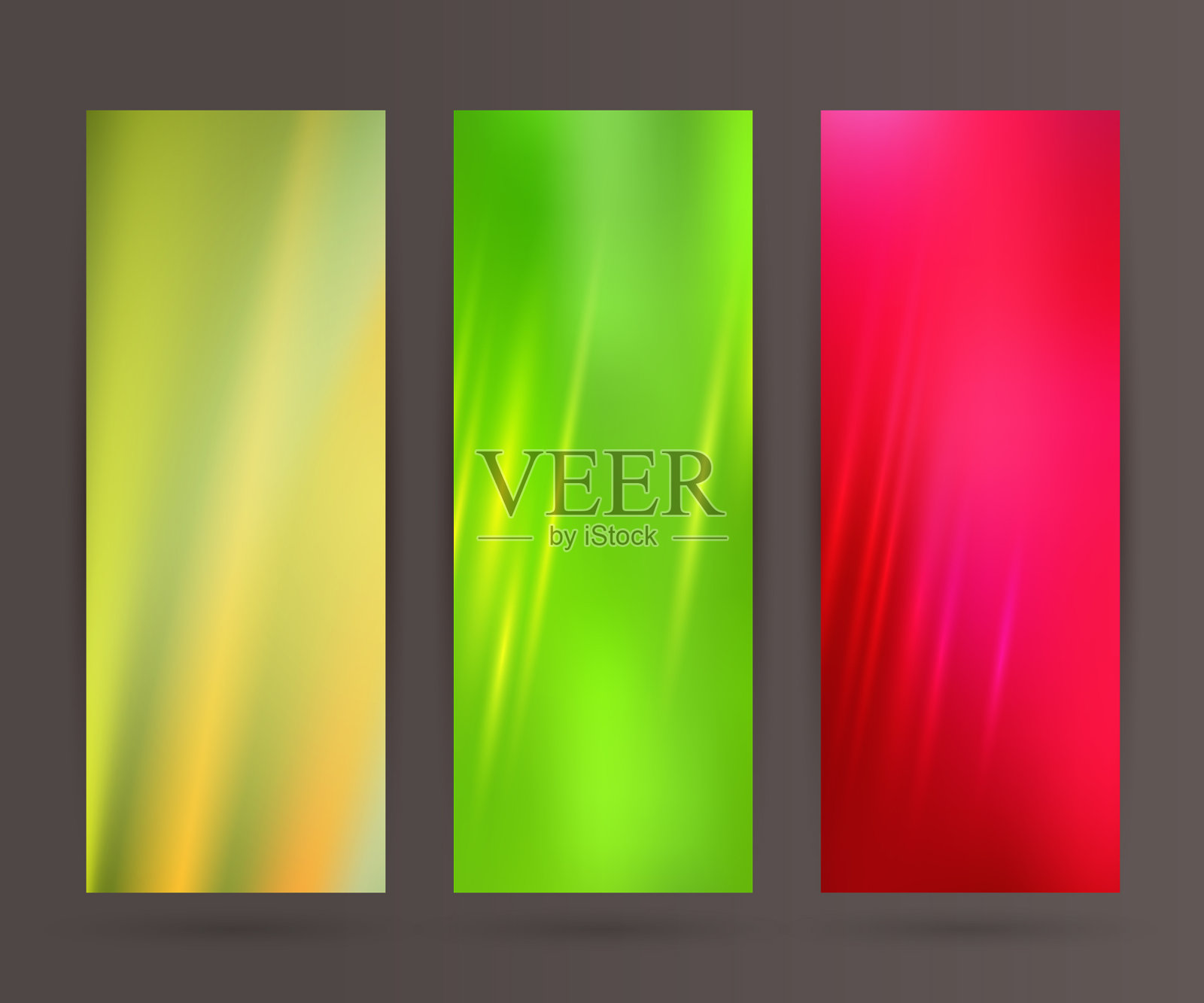 设置垂直横幅背景模板布局设计模板素材