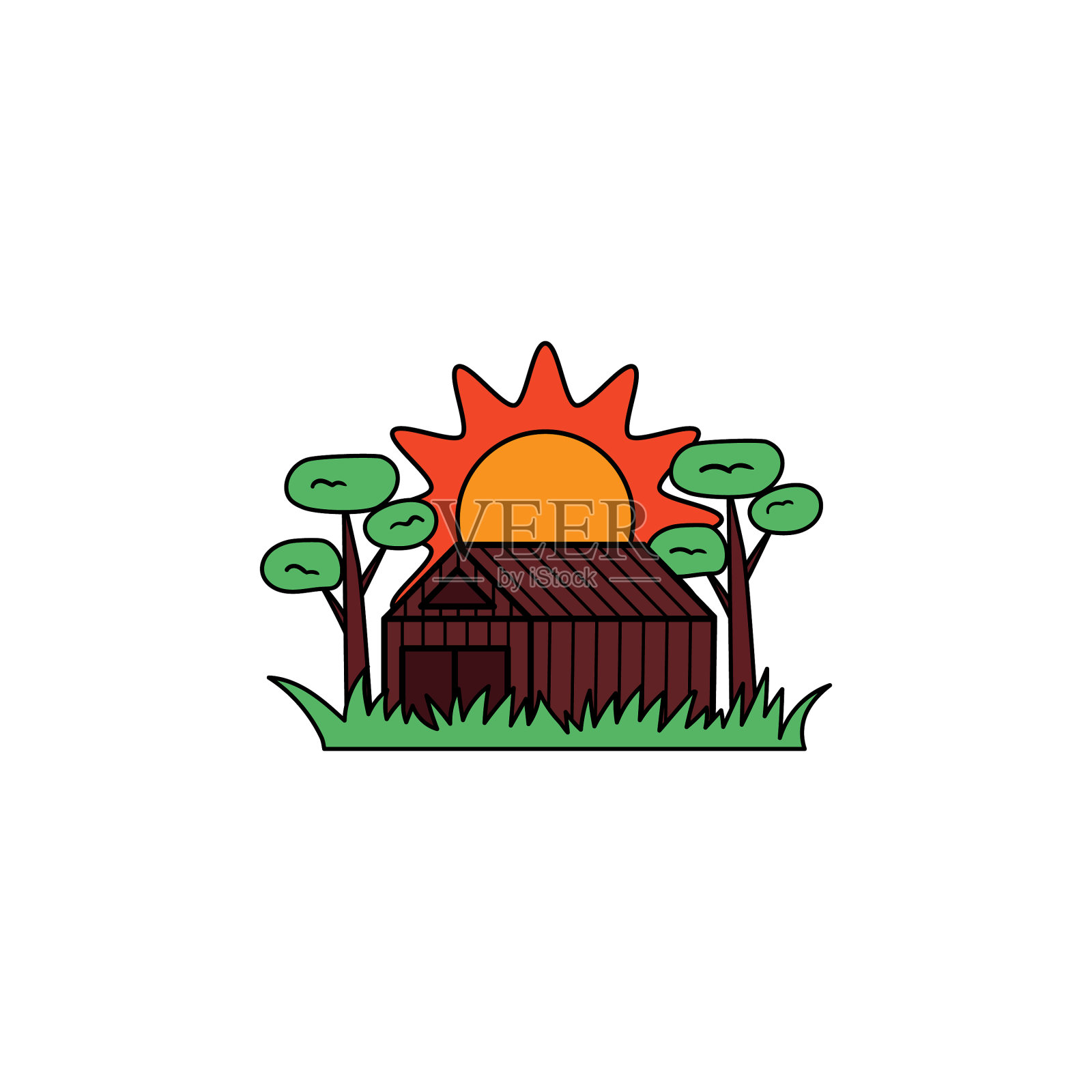 农家图标标识设计模板设计元素图片