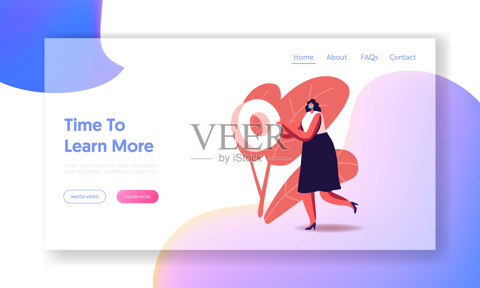 在冠状病毒隔离登陆时回到学校插画图片素材