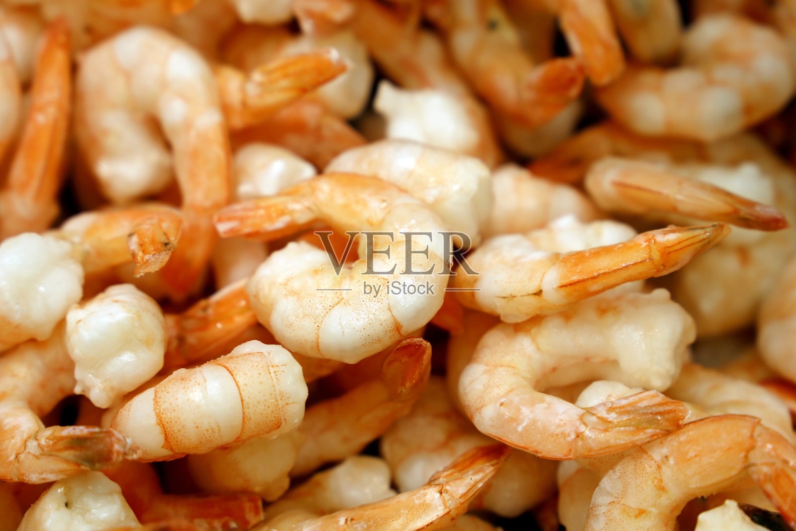 红色的虾靠近了照片摄影图片