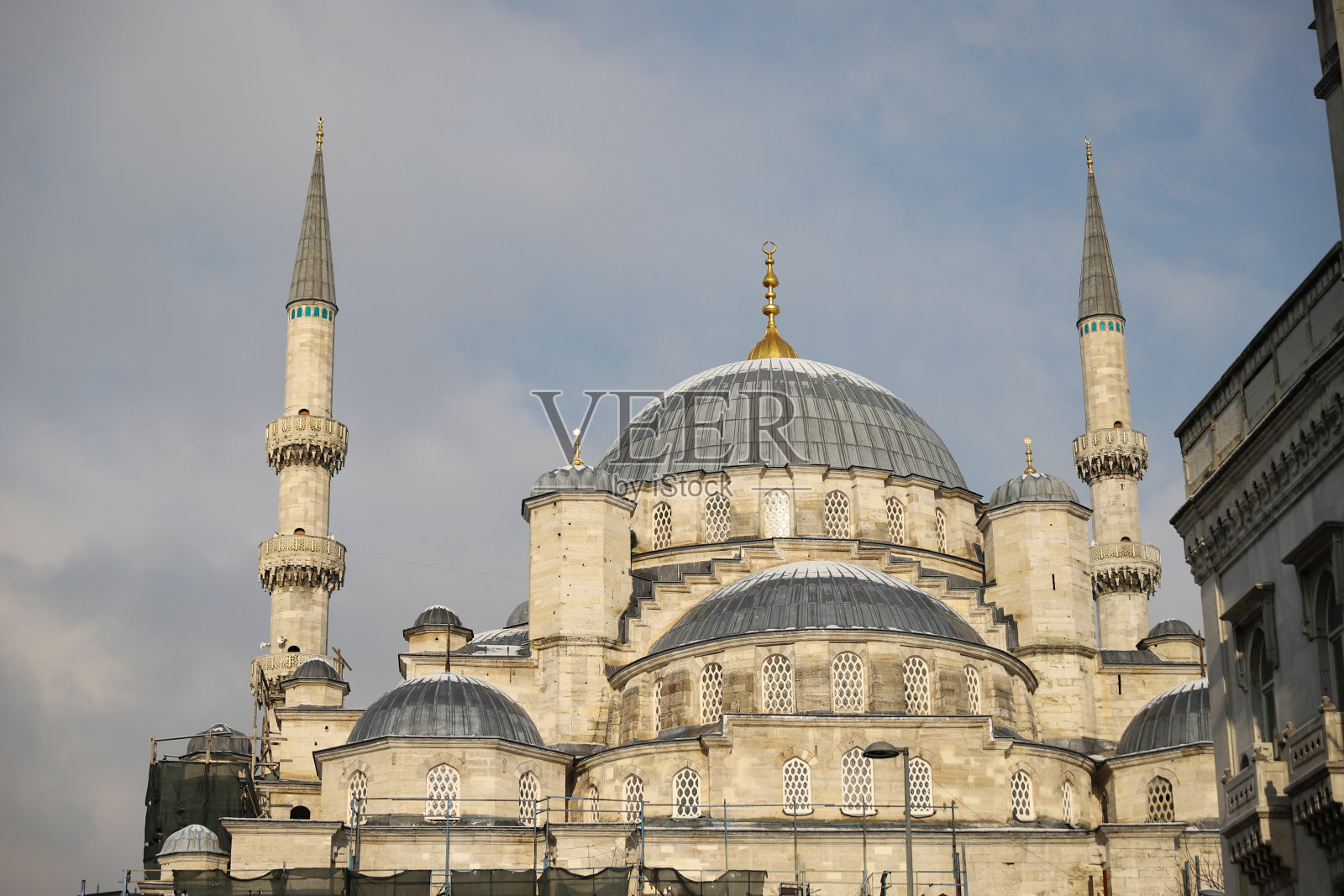 土耳其伊斯坦布尔的米诺努新清真寺照片摄影图片