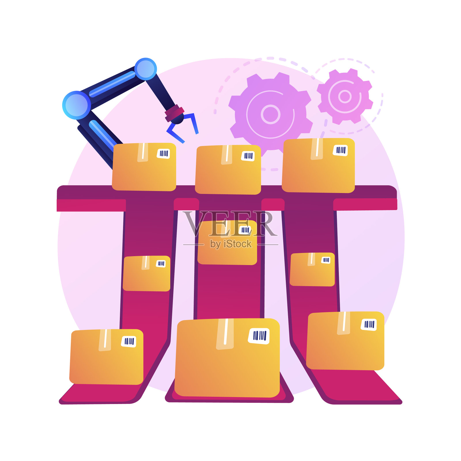 分类系统是抽象的概念设计元素图片