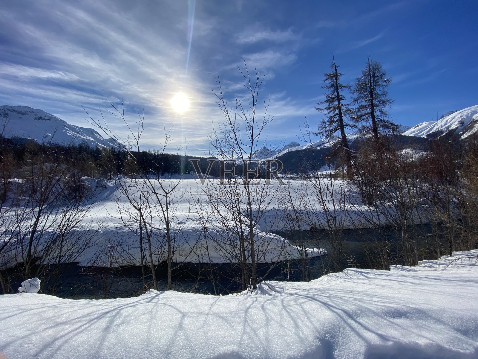 冬季仙境照片摄影图片