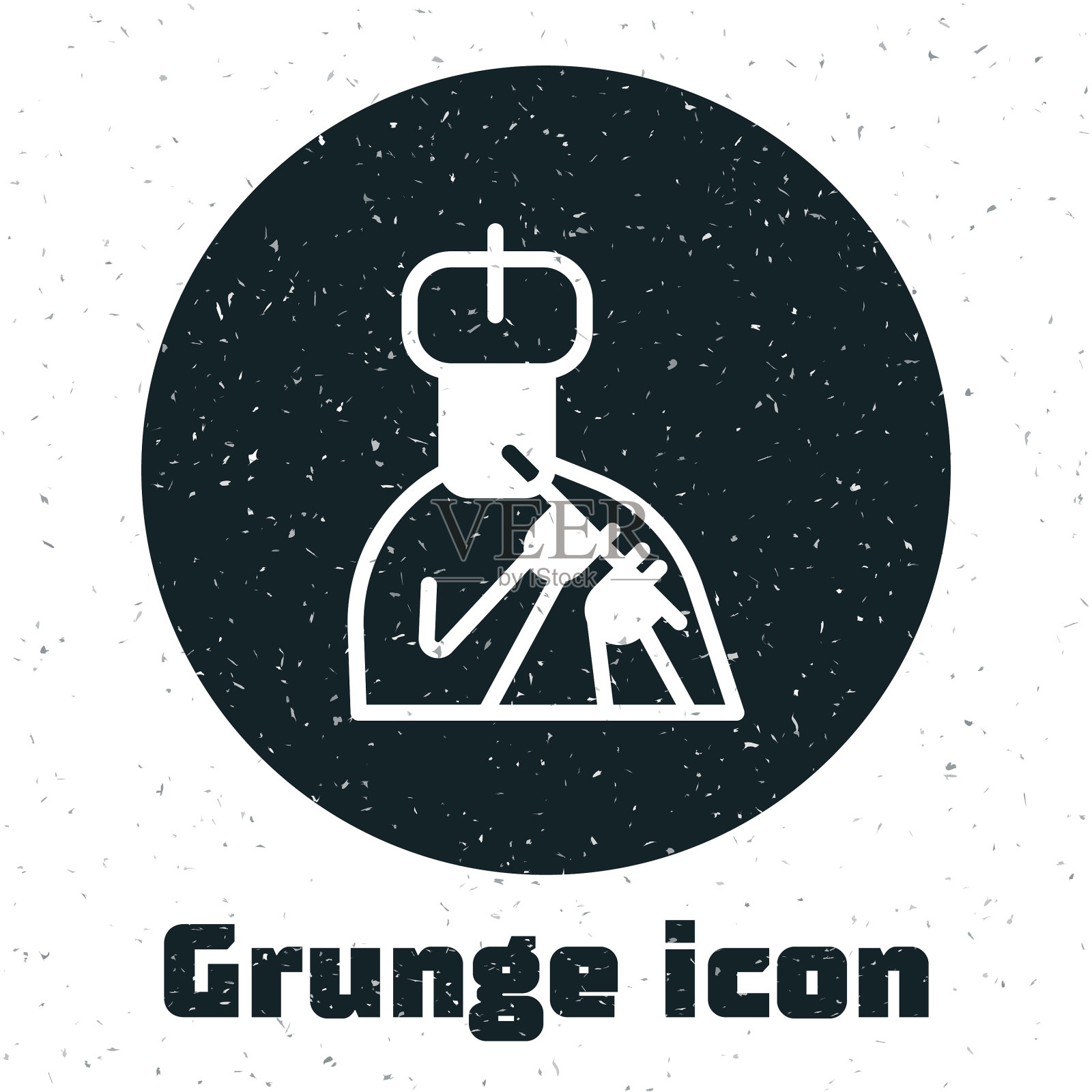 垃圾摇滚印度人演奏长笛偶像孤立插画图片素材