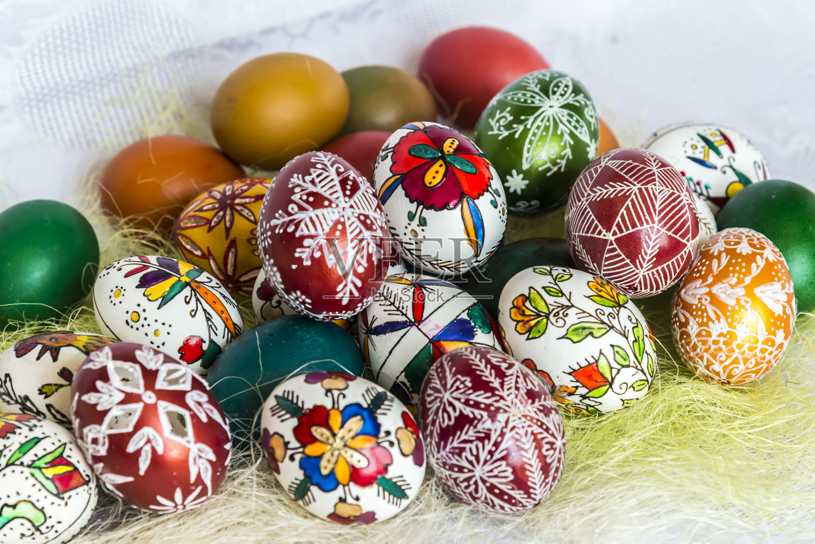 复活节彩蛋照片摄影图片