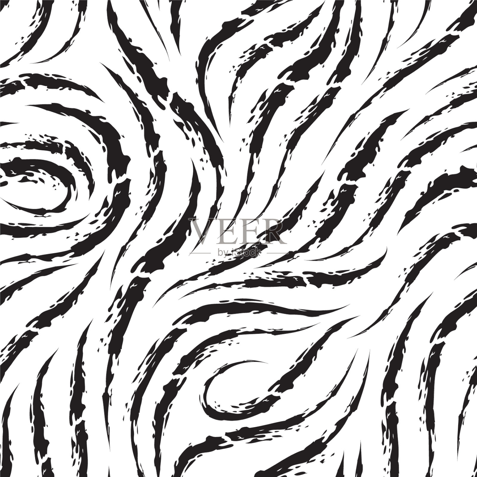 无缝图案流畅笔触插画图片素材