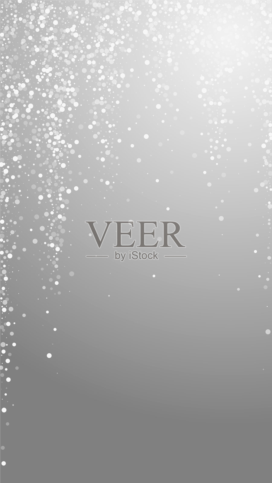 随机的白点，圣诞的背景，微妙的苍蝇插画图片素材