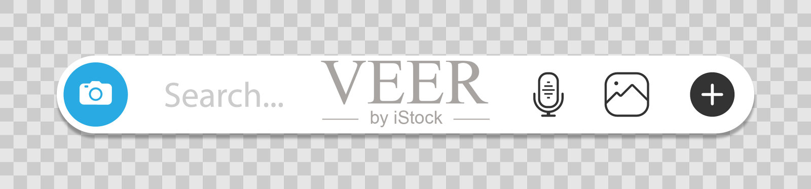 搜索搜索栏的UI搜索栏图标在平面插画图片素材