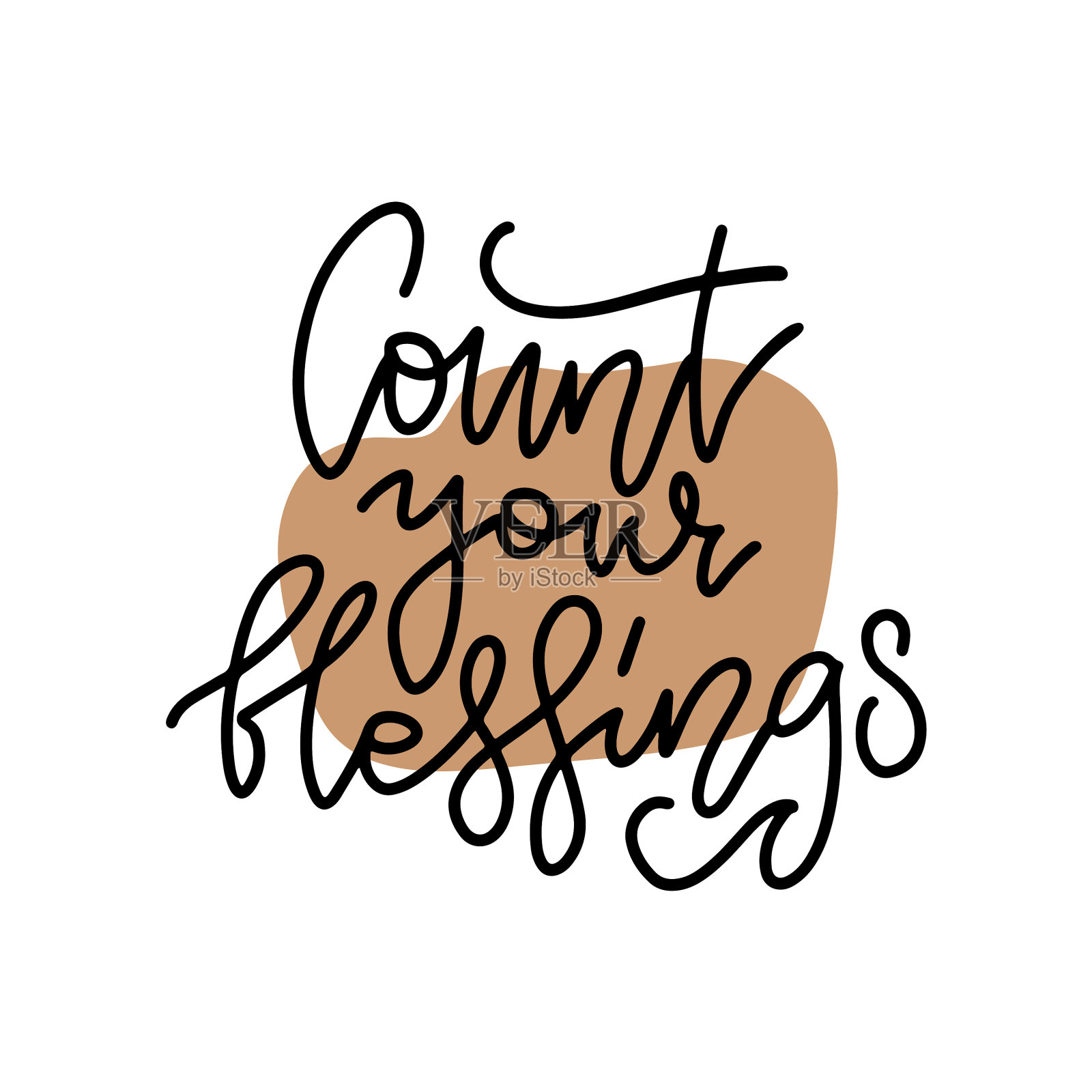 数数你的祝福，温馨的节日信件设计元素图片