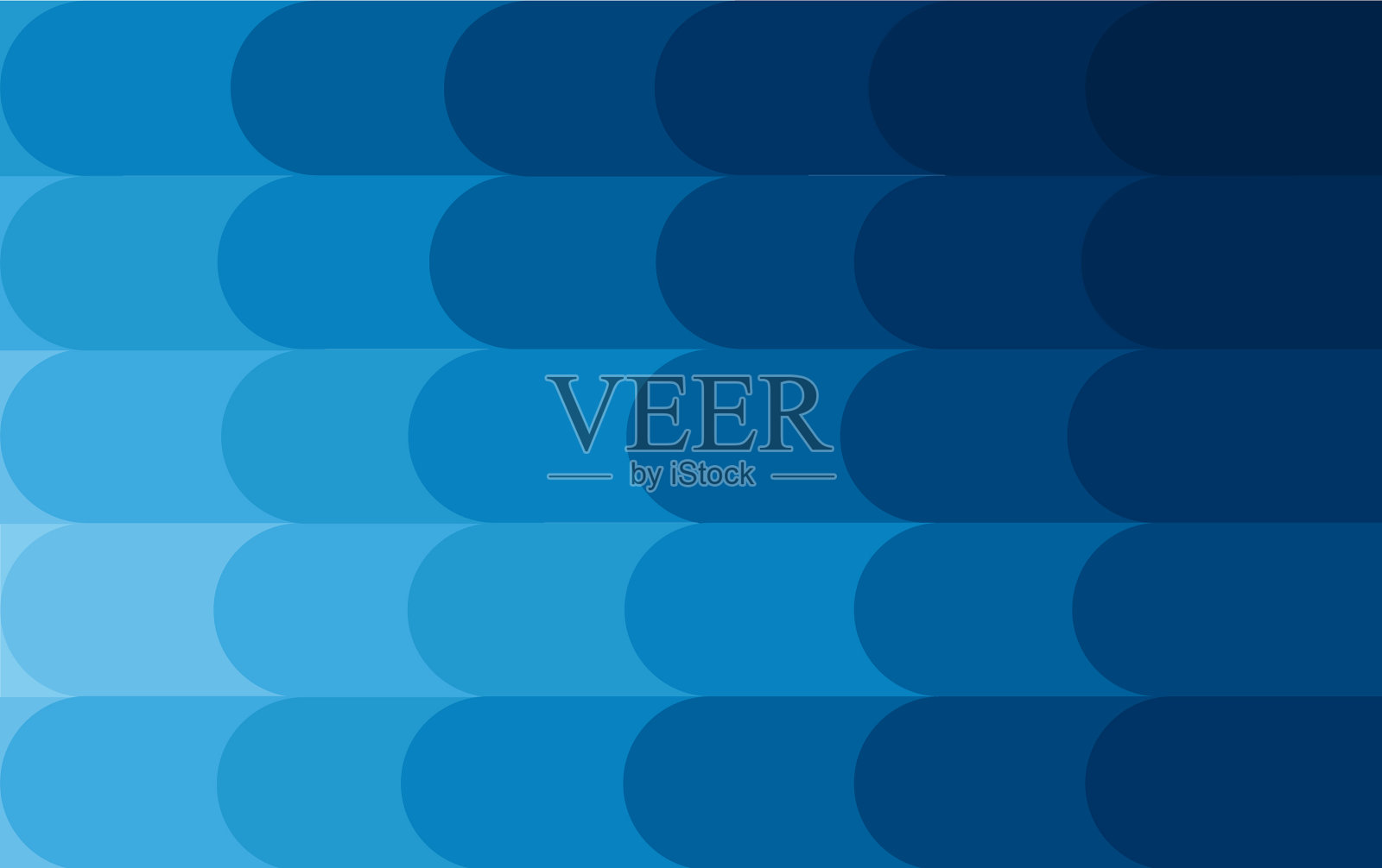 抽象现代蓝色椭圆背景插画图片素材